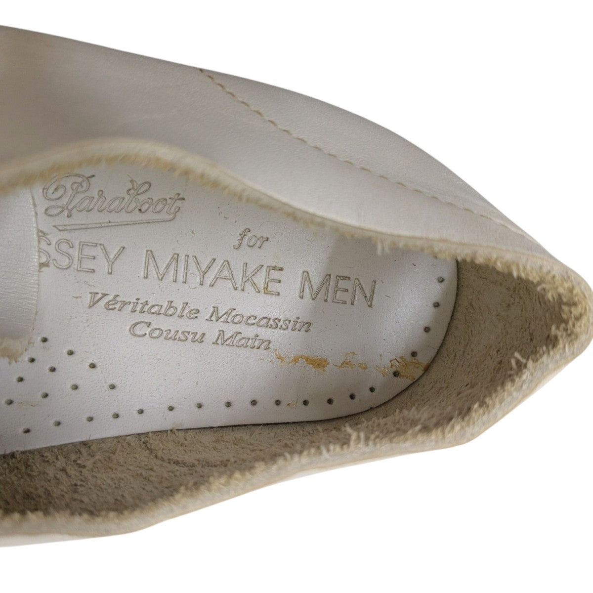 ISSEY MIYAKE MEN×PARABOOT シューズ9810 9810 ホワイト×ブラウン