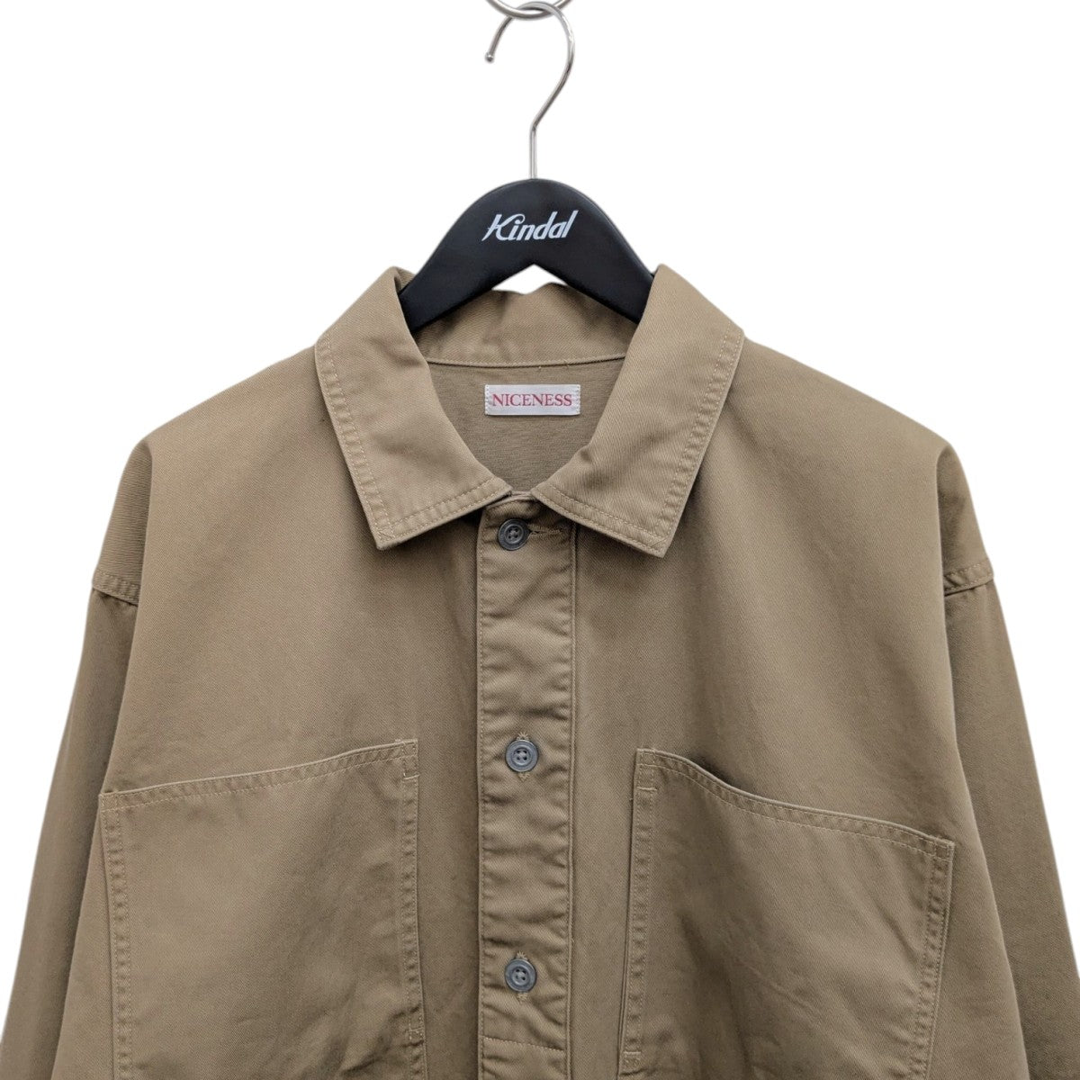 NICENESS(ナイスネス) カバーオールNN-2301B16 NN-2301B16 ベージュ