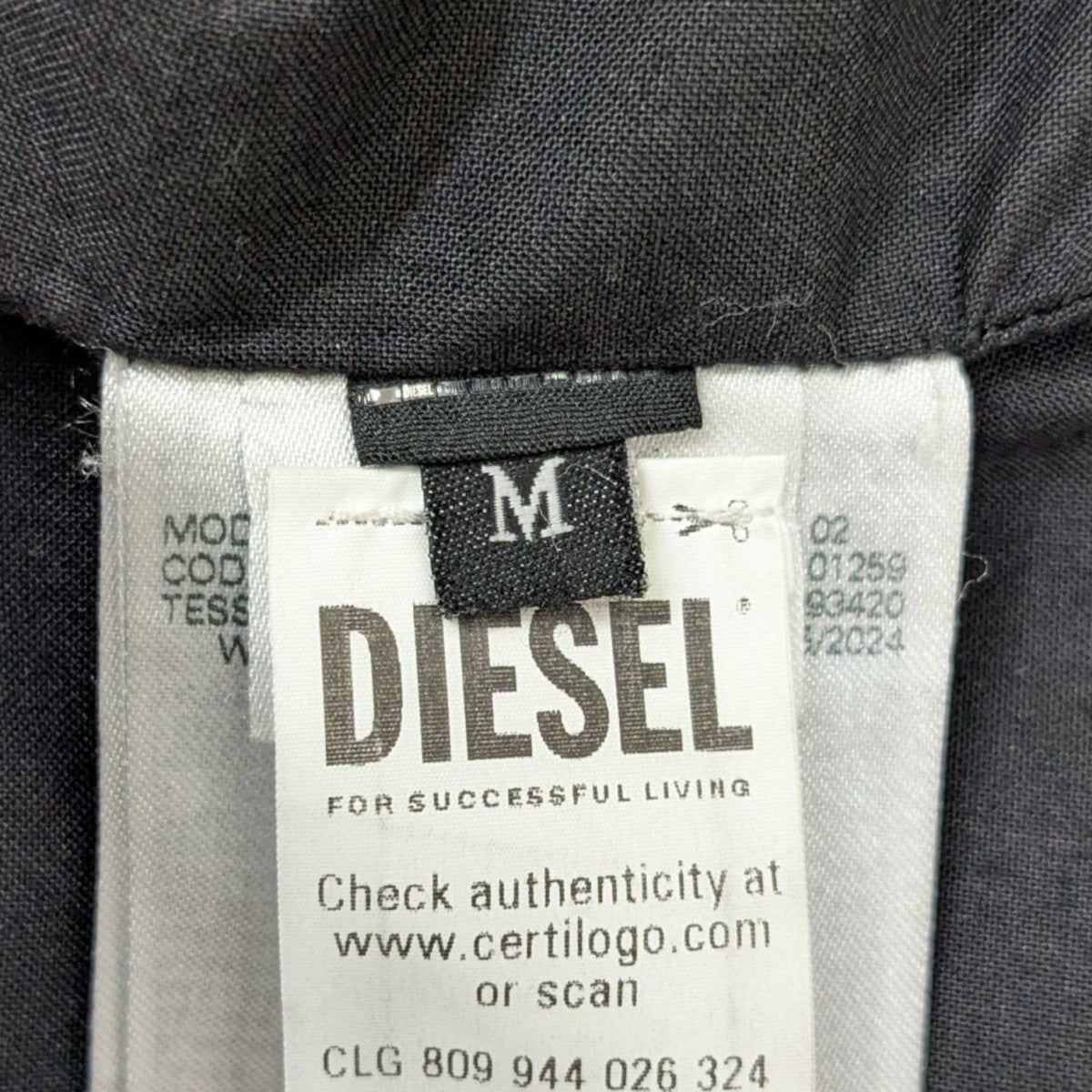 DIESEL Blazer in coated tailoring denimテーラードジャケット068MR 古着・中古-7枚目のアイテム画像