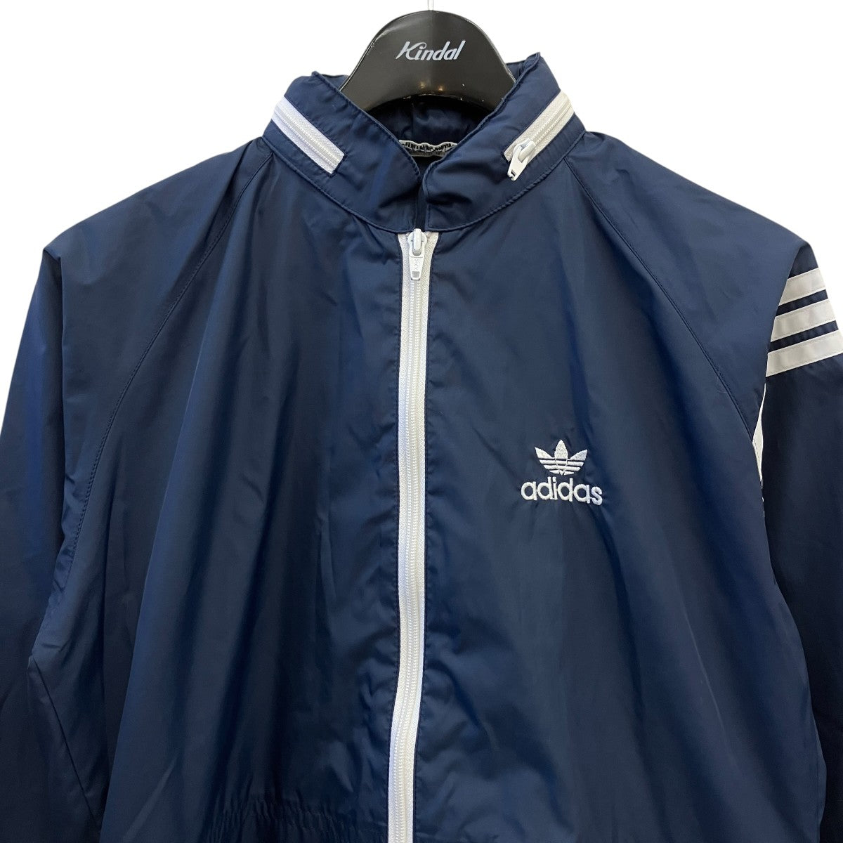 adidas 80s vintage デサント製ナイロントラックジャケットADS-200 古着・中古-3枚目のアイテム画像