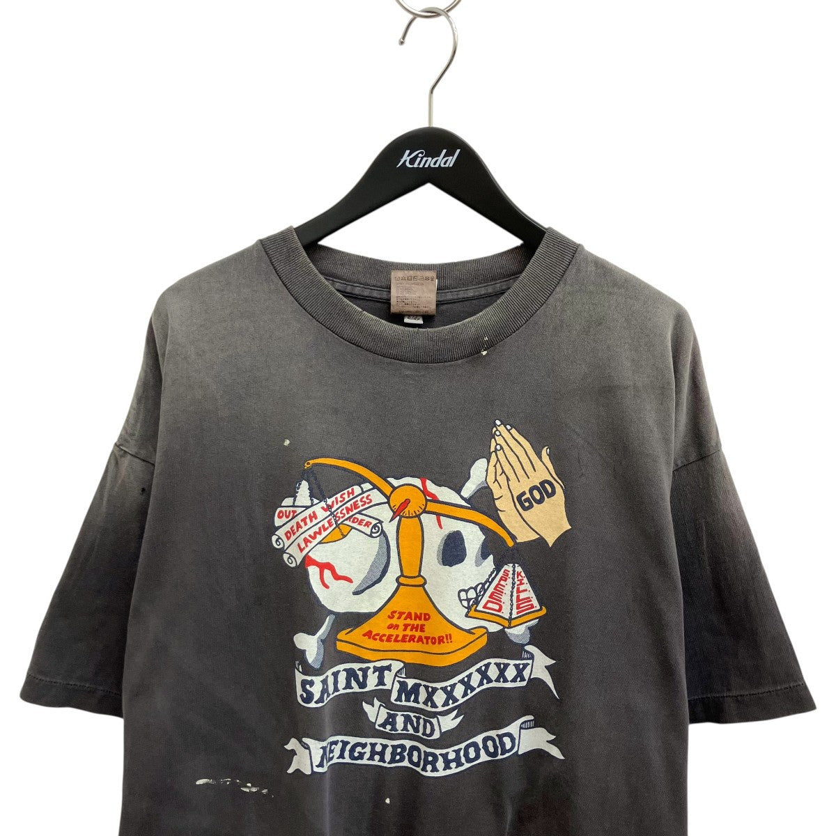 SAINT MICHAEL×NEIGHBORHOOD STHD ． SS TEE PRAY半袖TシャツSM-HR8