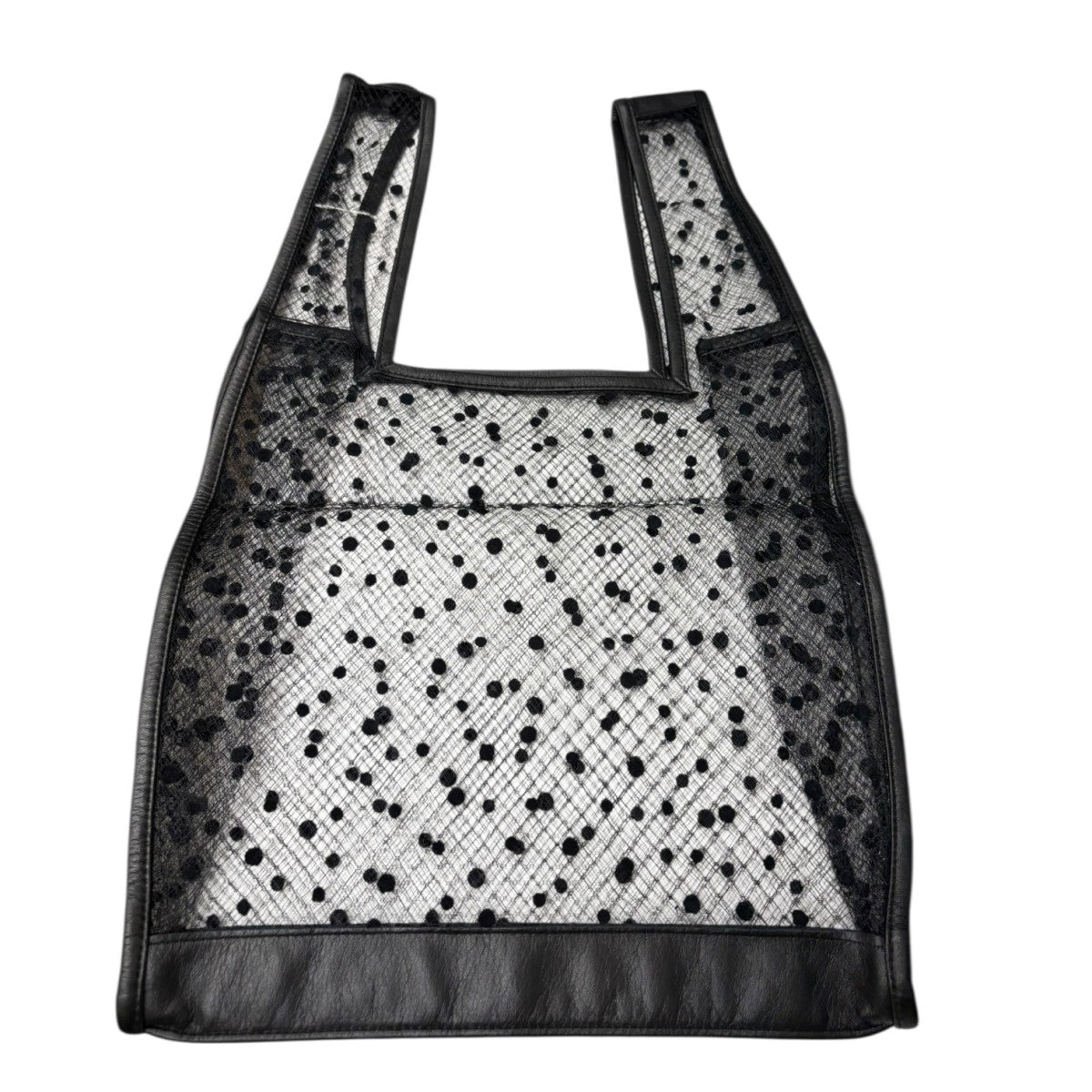 LUDLOW(ラドロー) 25SSApron-tulle skirtチュールスカート ブラック