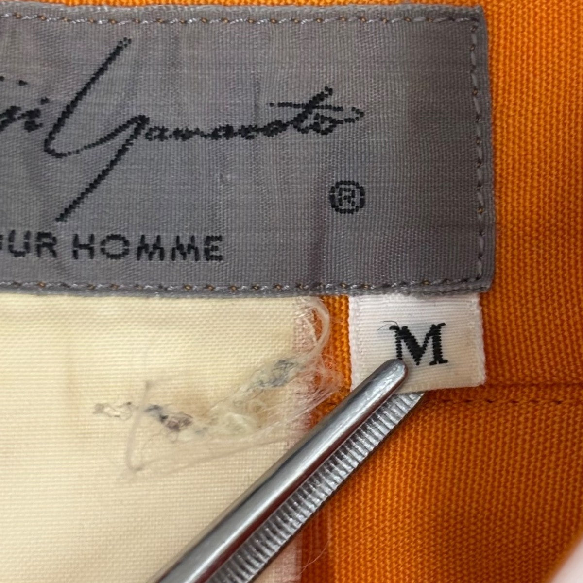 YOHJI YAMAMOTO 89AW長袖シャツ 古着・中古-10枚目のアイテム画像