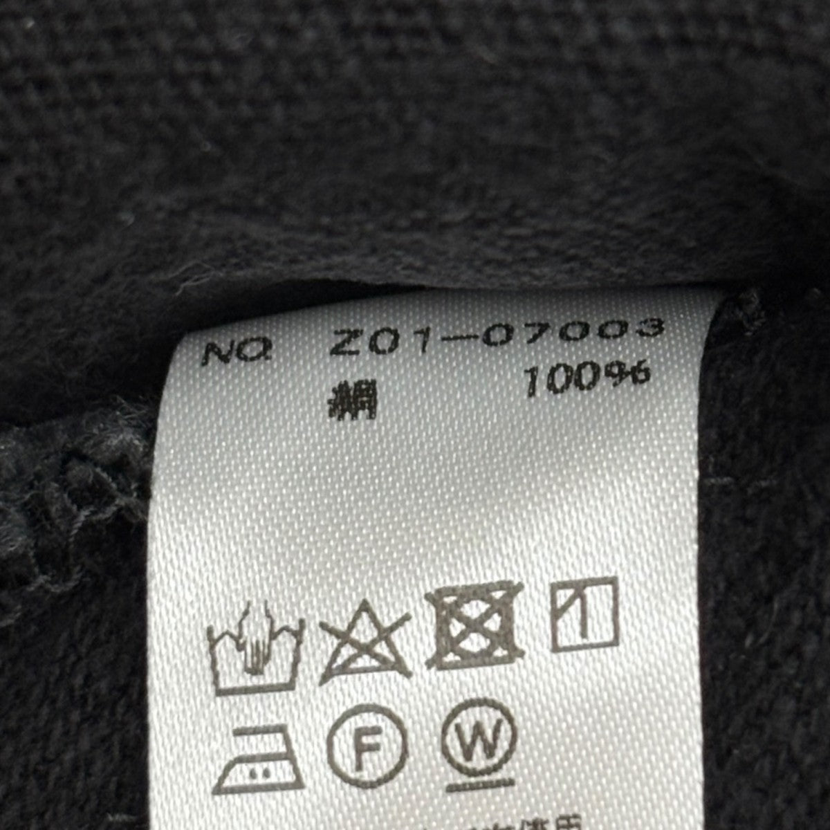 COMOLI(コモリ) SILK NEP CAPキャップZ01-07003 Z01-07003 ブラック