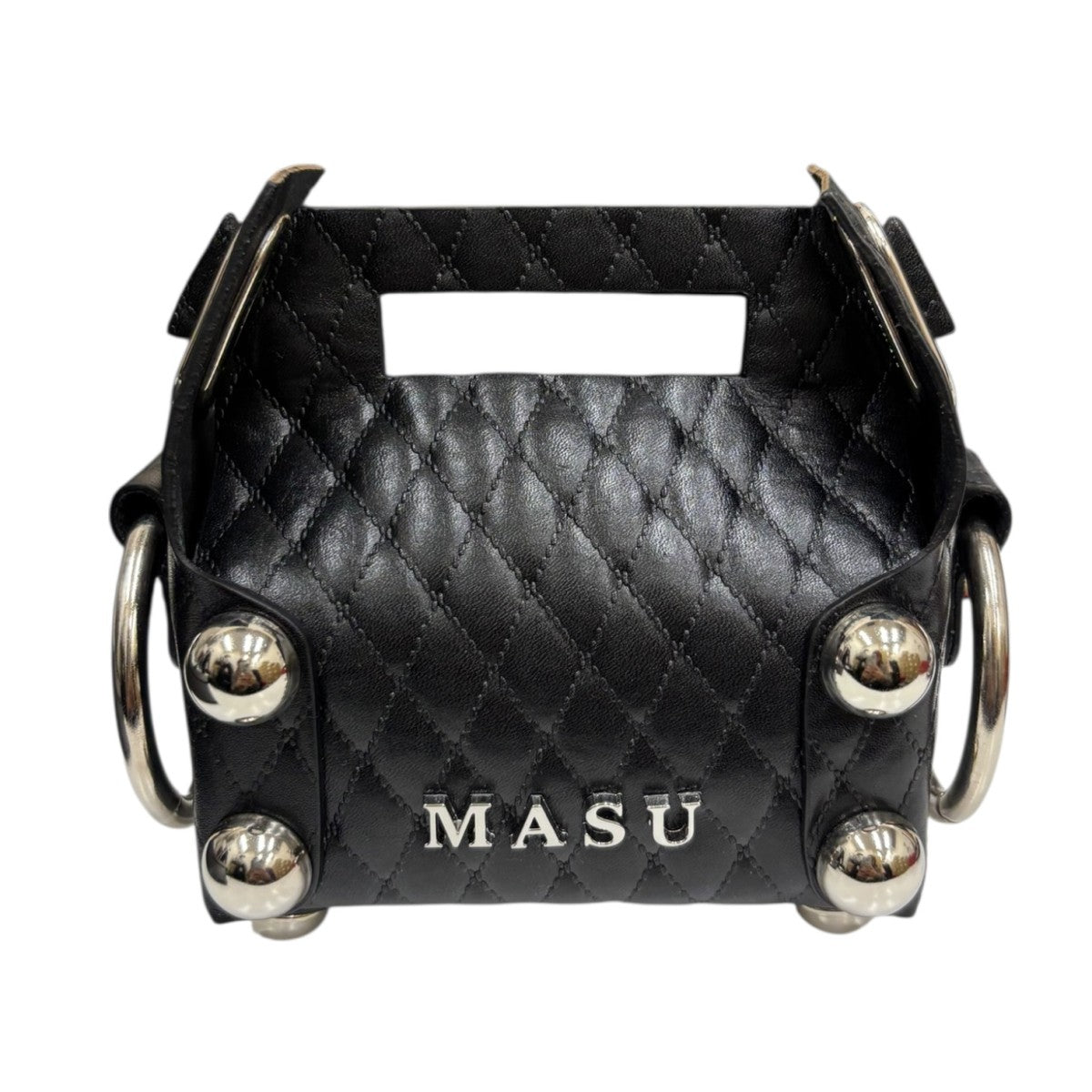MASU 25AWLEATHER CAKE BAGバッグ 古着・中古-1枚目のアイテム画像