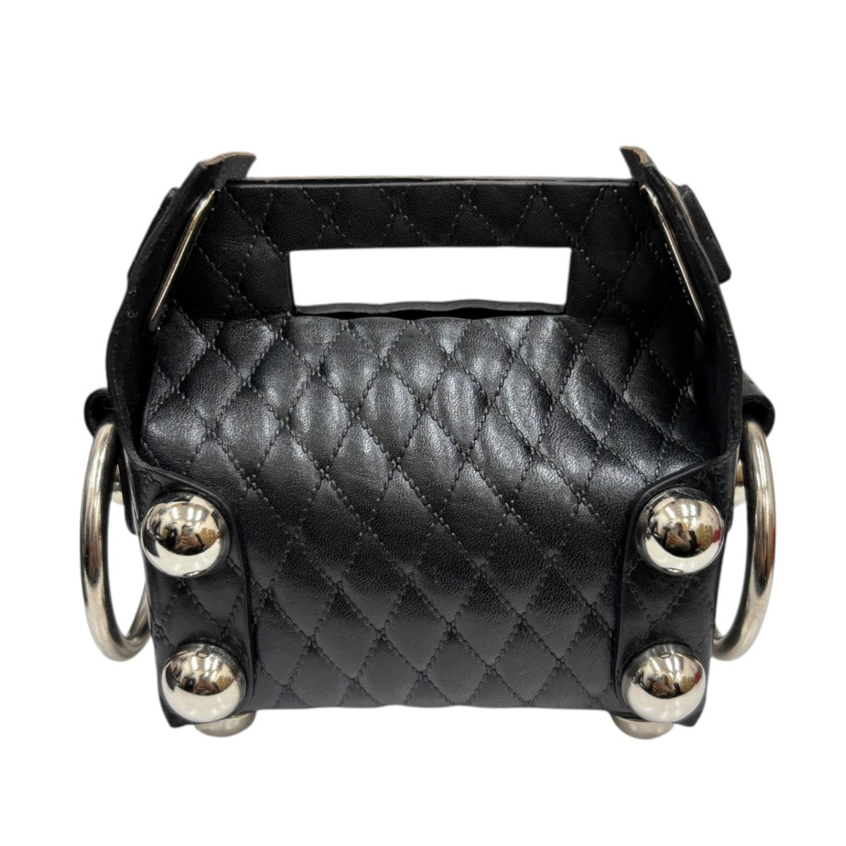 MASU 25AWLEATHER CAKE BAGバッグ 古着・中古-3枚目のアイテム画像