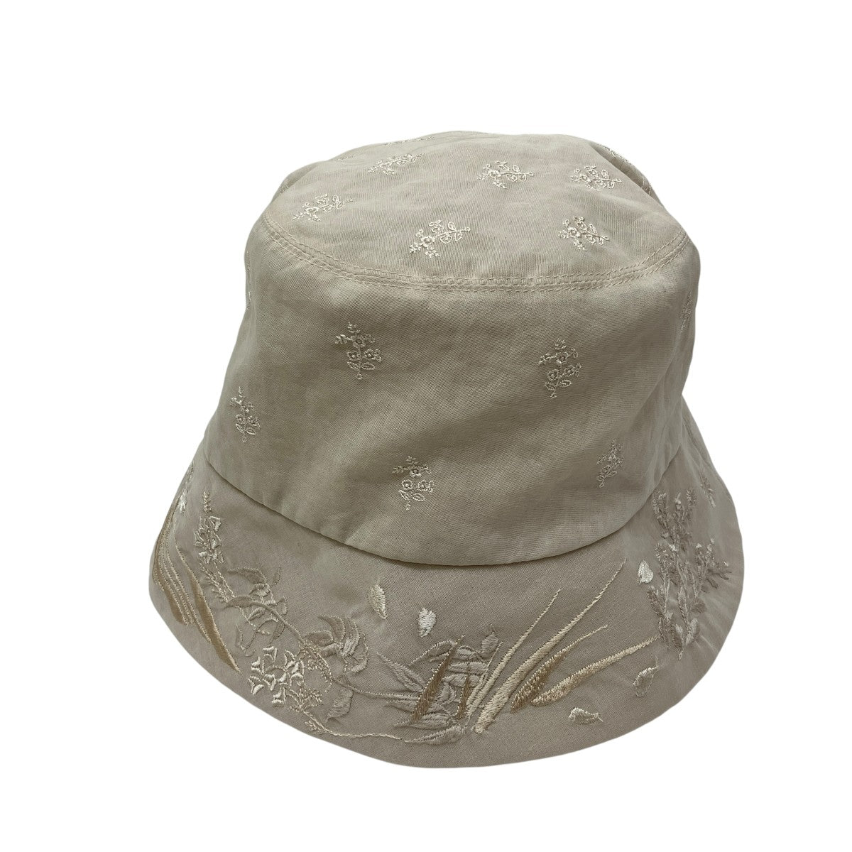 23SSFloral Embroidered Bucket HatレースハットMM23SS-AC506