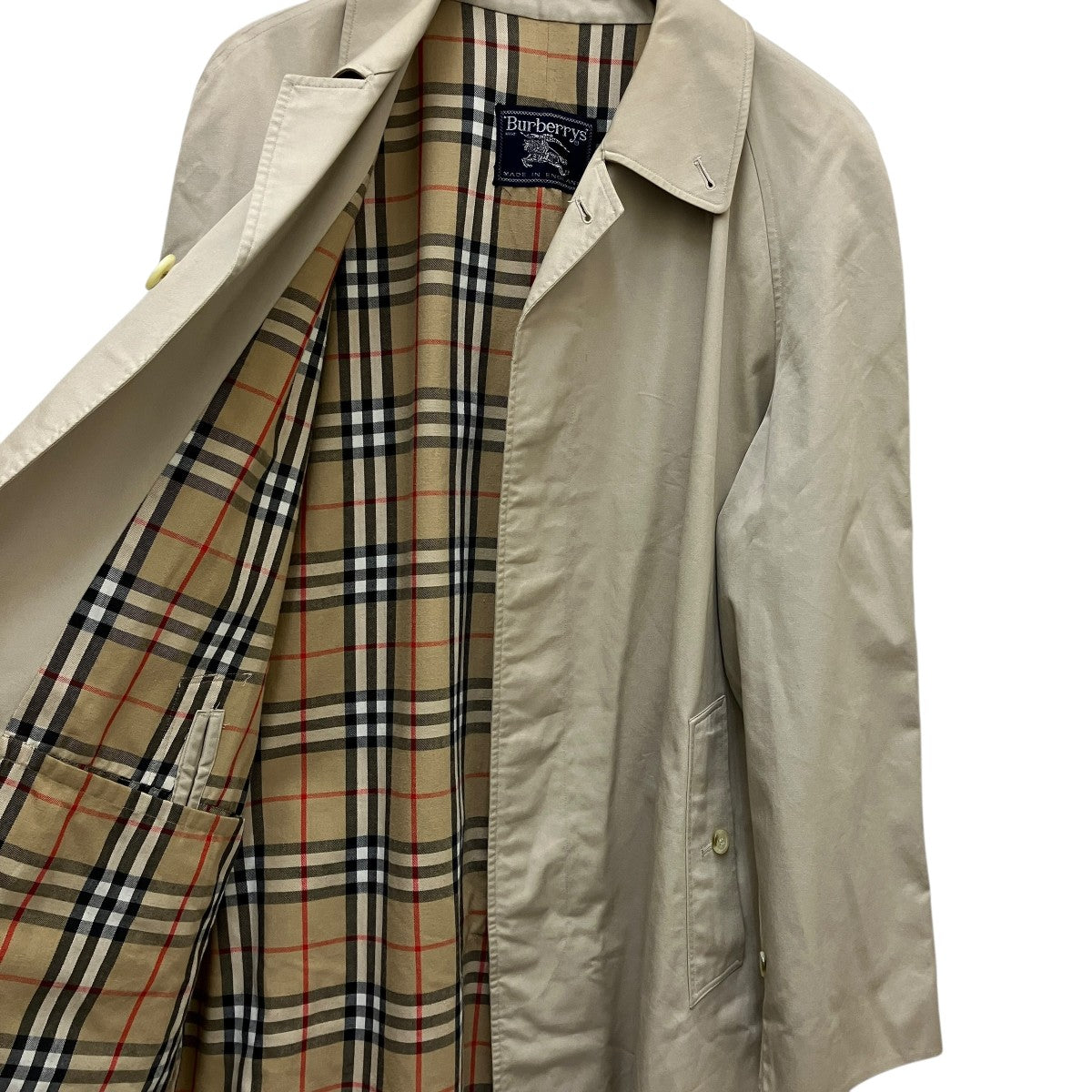 Burberry’s 80Sコート50 C92B 古着・中古-5枚目のアイテム画像