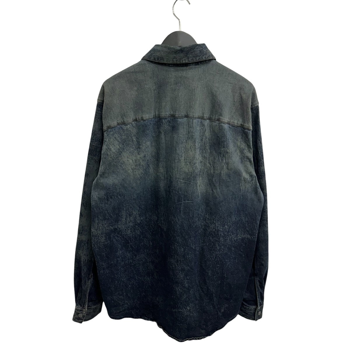 DIESEL S-SIMPLY-EPBS長袖シャツ0EPBS 0EPBS ネイビー×ブラック サイズ