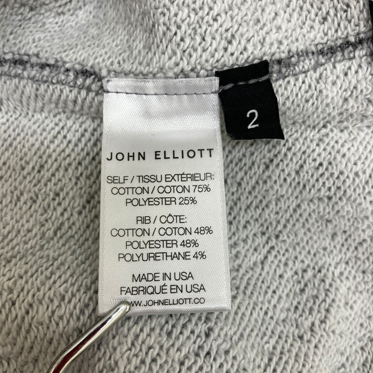 JOHN ELLIOTT(ジョンエリオット) サイドジッププルオーバーパーカー
