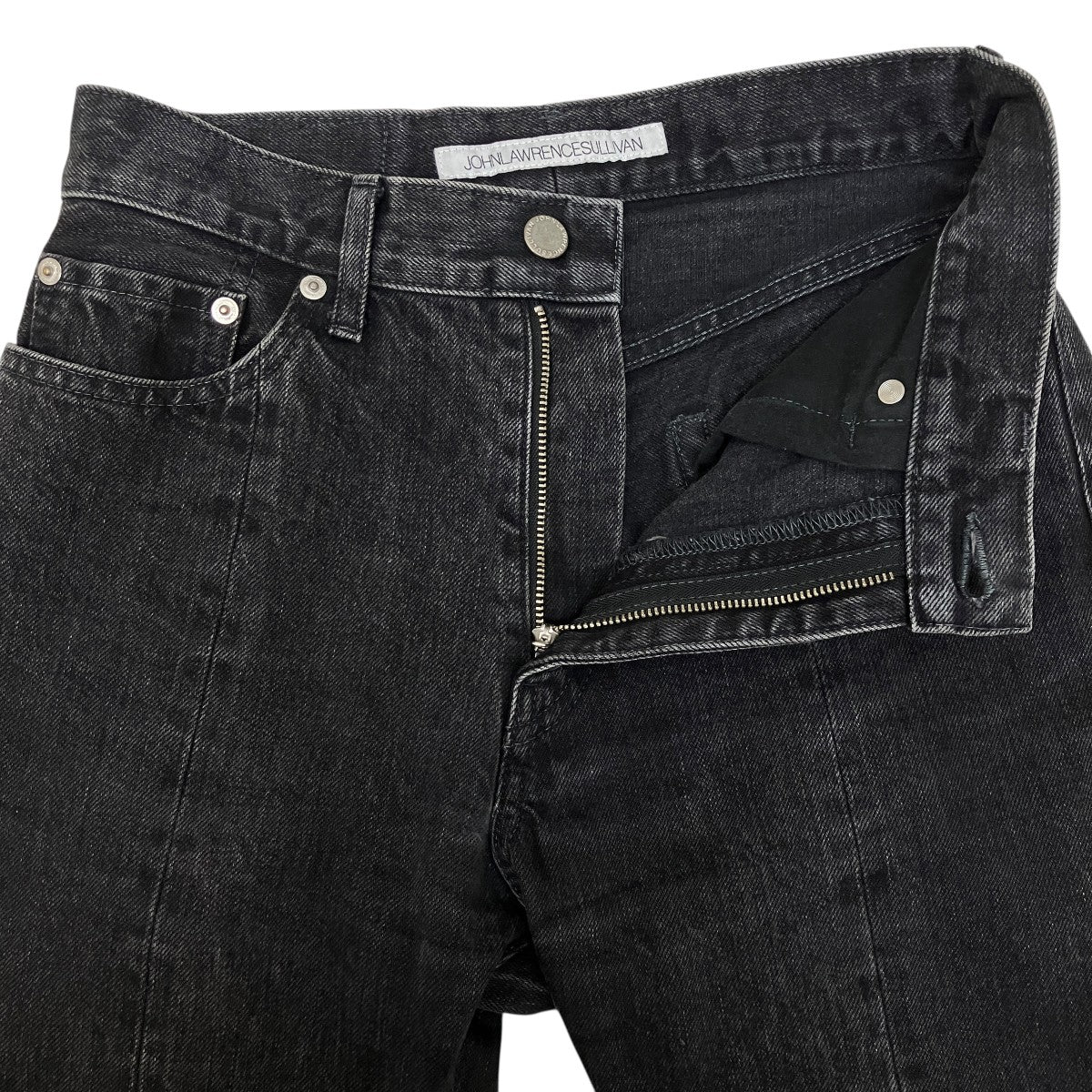 JOHN LAWRENCE SULLIVAN WASHED DENIM SLITTED PANTS裾スリットデニムパンツJLSW-35 古着・中古-3枚目のアイテム画像