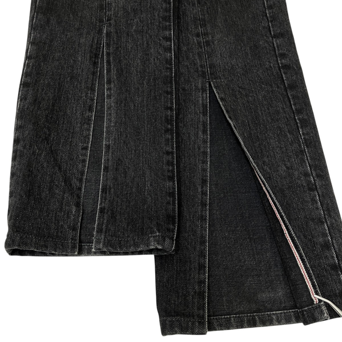 JOHN LAWRENCE SULLIVAN WASHED DENIM SLITTED PANTS裾スリットデニムパンツJLSW-35 古着・中古-5枚目のアイテム画像