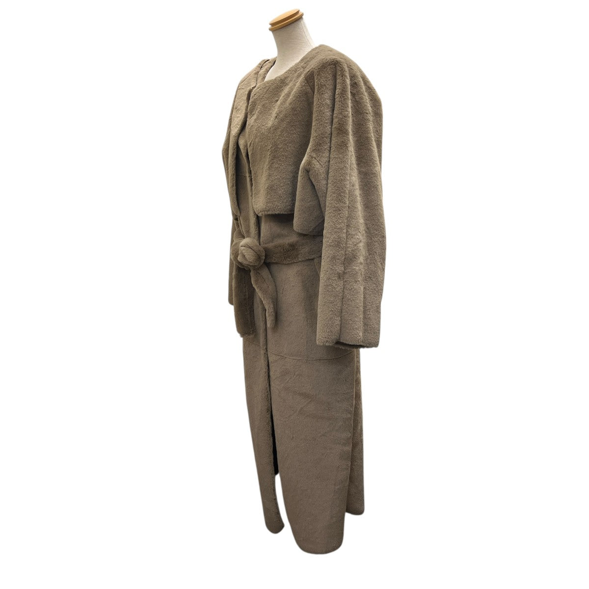 アメリヴィンテージ MANY WAY USEFUL BOA COAT ベージュM AMERI(アメリ) MANY WAY USEFUL BOA COATボアコート01220730970