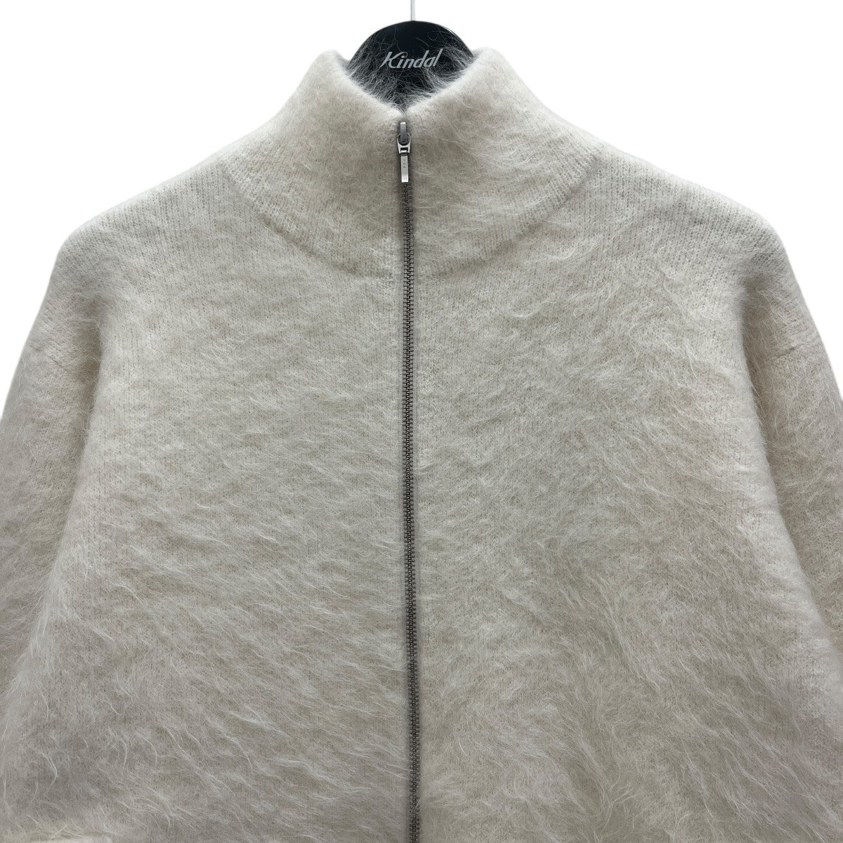 アルパカシャギージップコートドライバーズニットSWNC254100