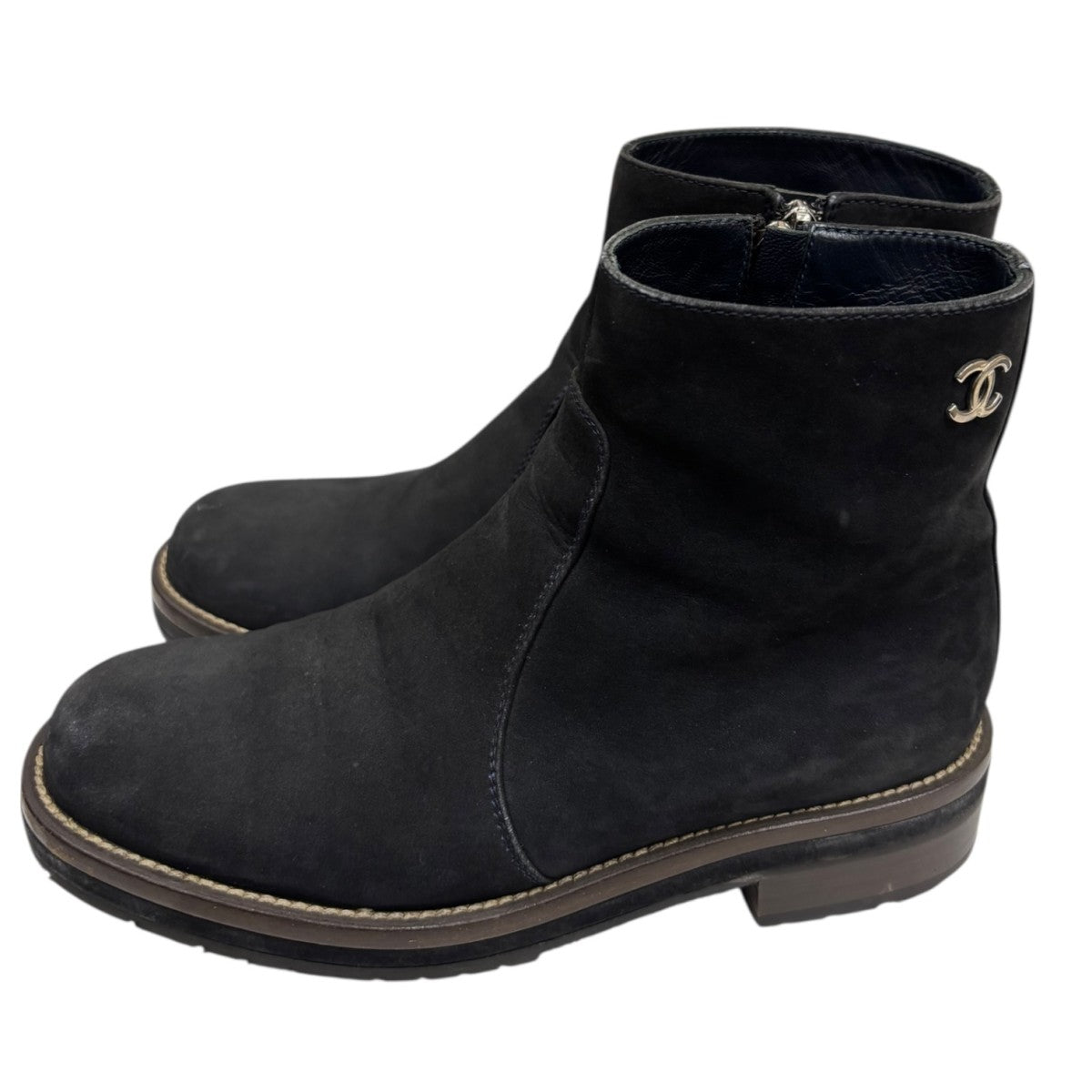CHANEL ブーツA G29092 A G29092 ブラック サイズ 37.5(24.5cm