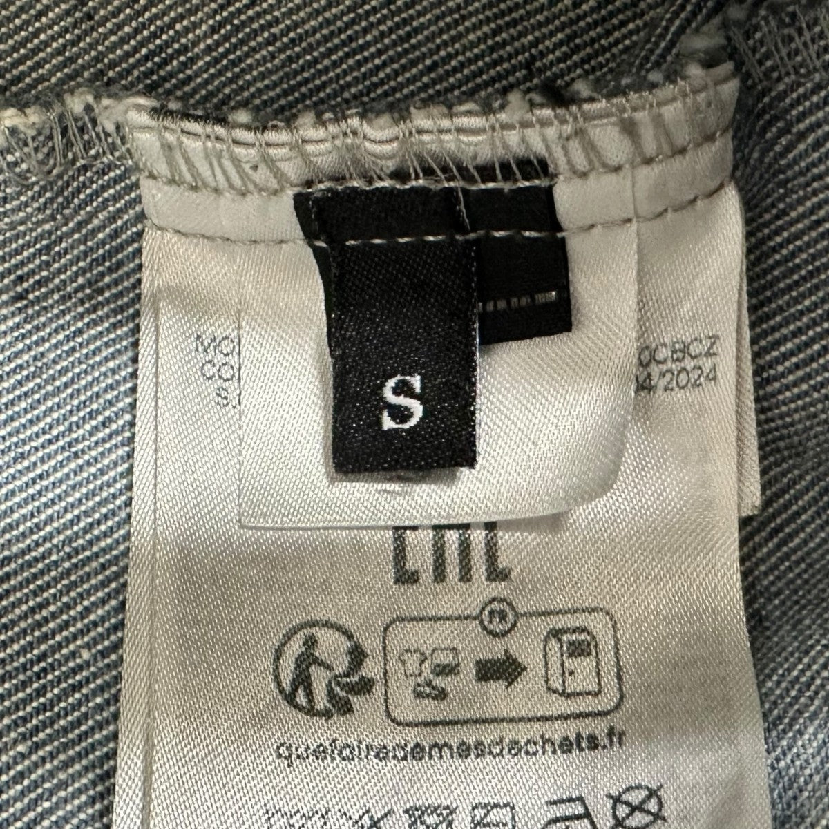 DIESEL 24AWDE-SLIMMY-SPデニムジャケットA14796 古着・中古-6枚目のアイテム画像