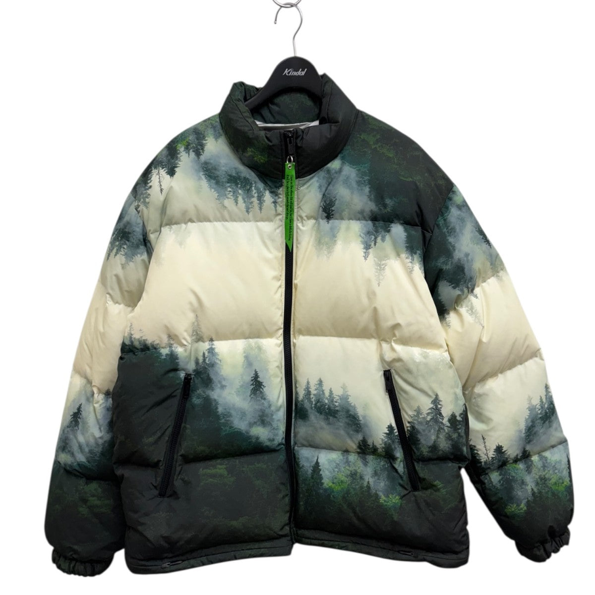 UNDERCOVER 24AWTWIN PEAKS ツインピークス WOODS総柄ダウンブルゾンダウンジャケットUC2D4201 古着・中古-1枚目のアイテム画像