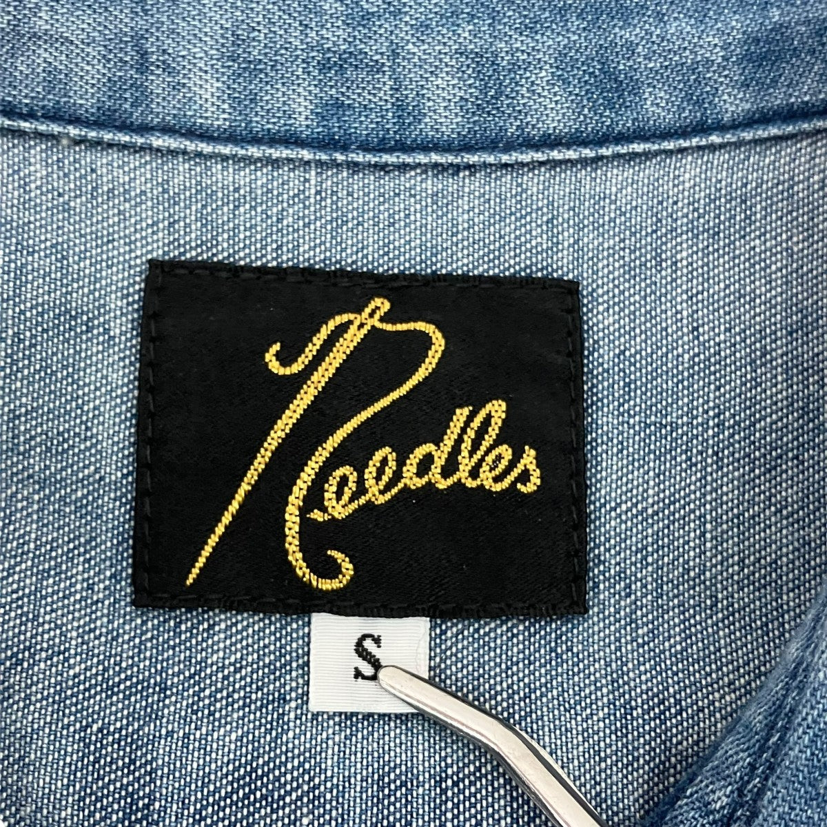 Needles ダブルカラーシャツPU1502 古着・中古-6枚目のアイテム画像