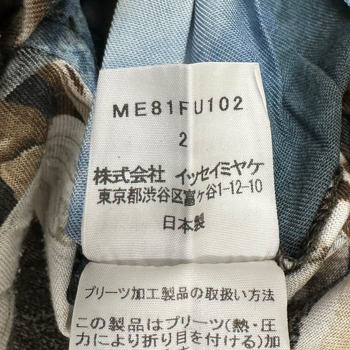 グラフィックパネルプリーツジャケット ME81FU102