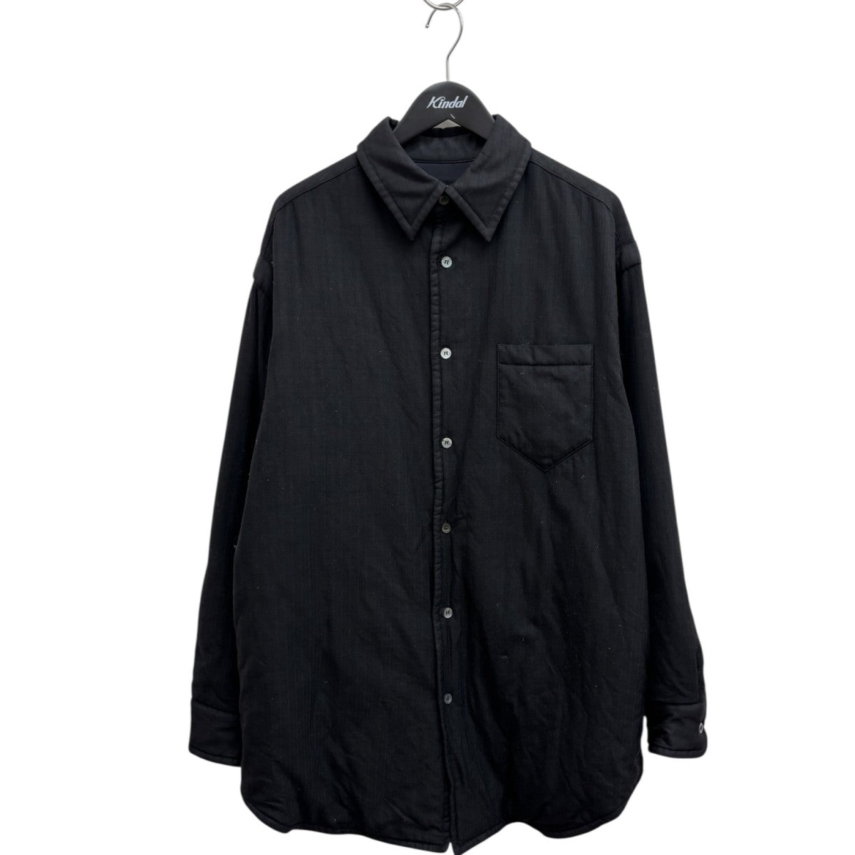 Maison Margiela 中綿チョークストライプシャツジャケットS51DL0403 古着・中古-1枚目のアイテム画像