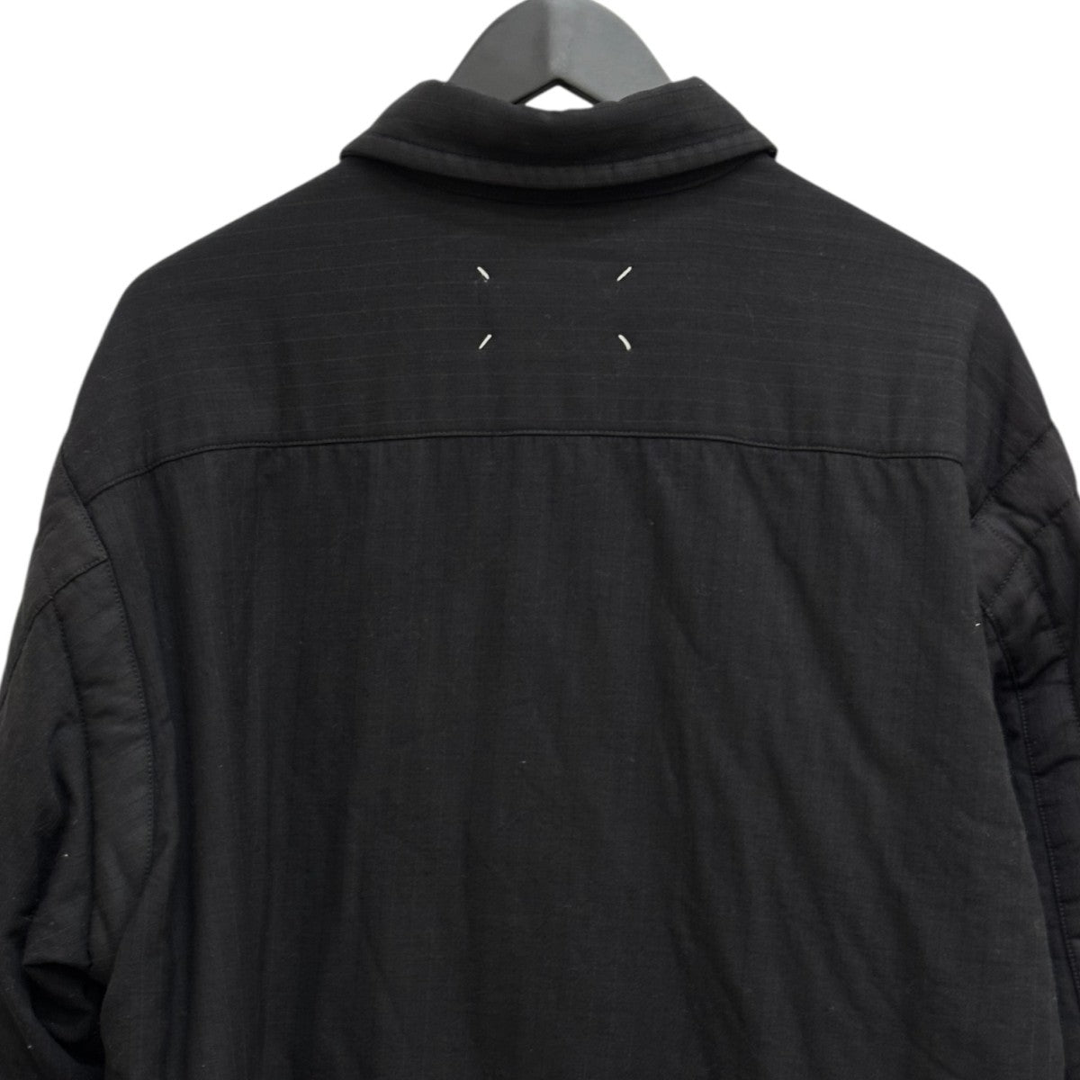 Maison Margiela 中綿チョークストライプシャツジャケットS51DL0403 古着・中古-4枚目のアイテム画像