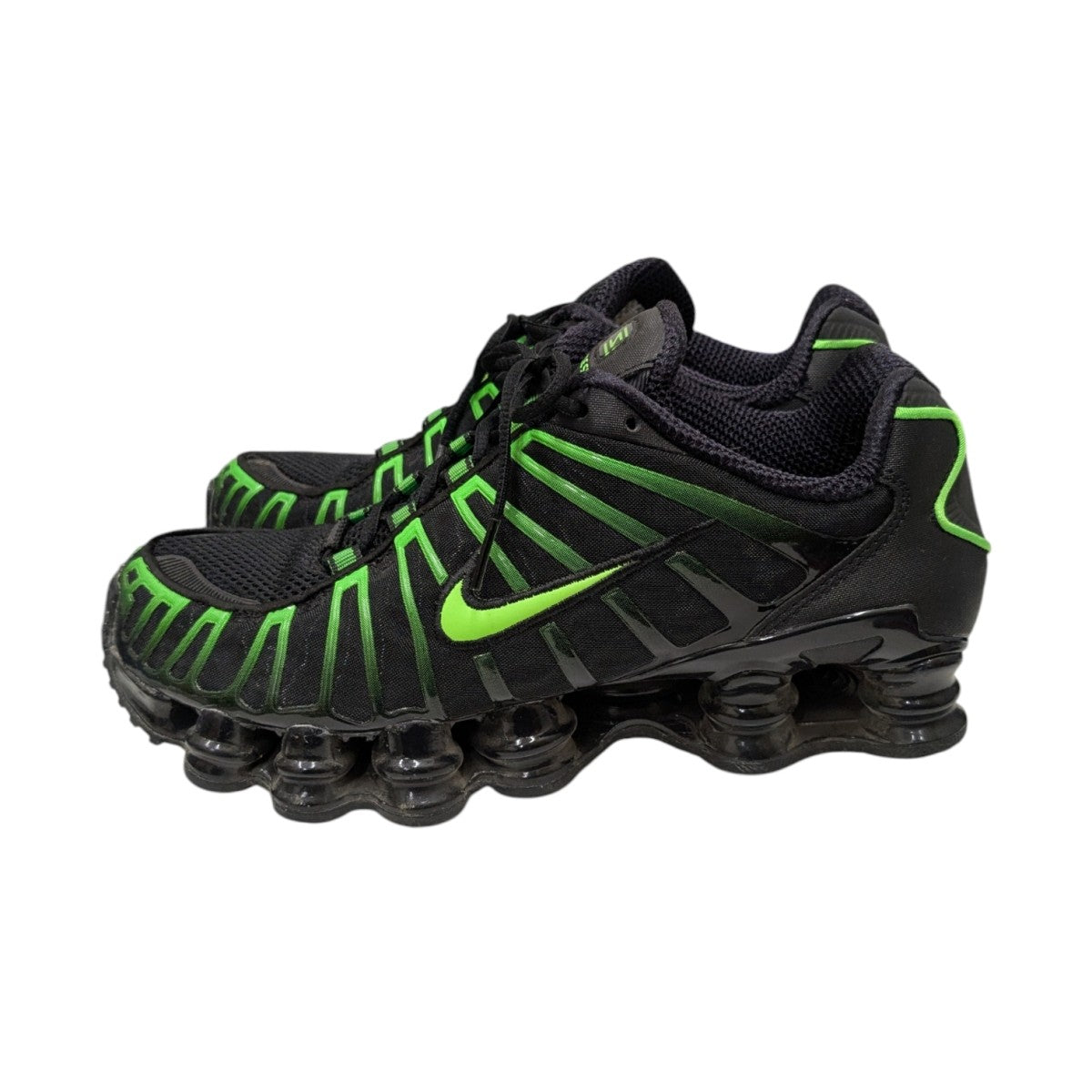 NIKE SHOX TLスニーカーAV3595-012 AV3595-012 ブラック×グリーン NIKE SHOX TLスニーカーAV3595-012 AV3595-012 ブラック×グリーン
