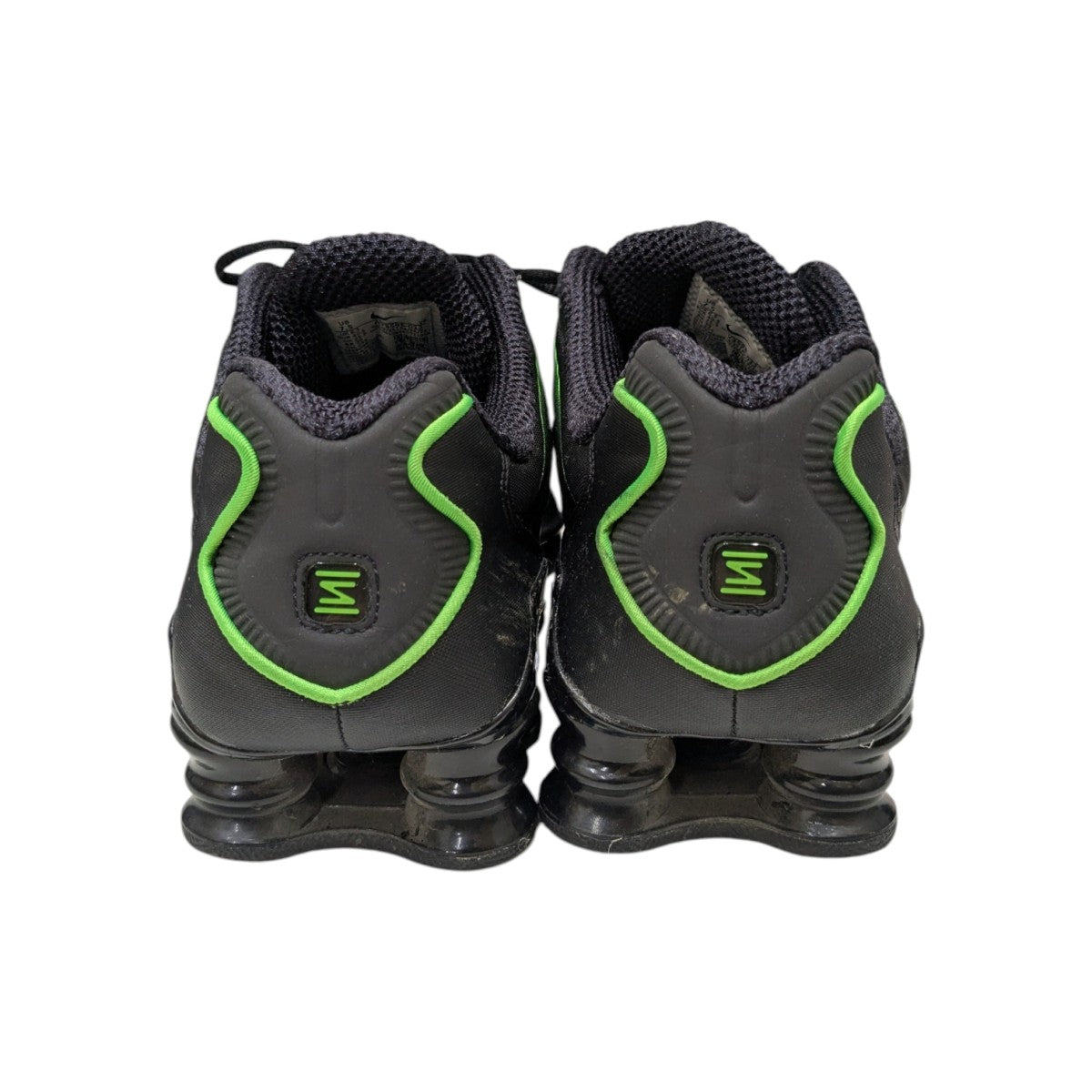 NIKE SHOX TLスニーカーAV3595-012 AV3595-012 ブラック×グリーン