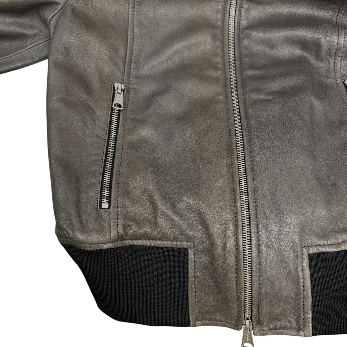 DIESEL(ディーゼル) レザージャケット0KBAP 0KBAP グレー サイズ M