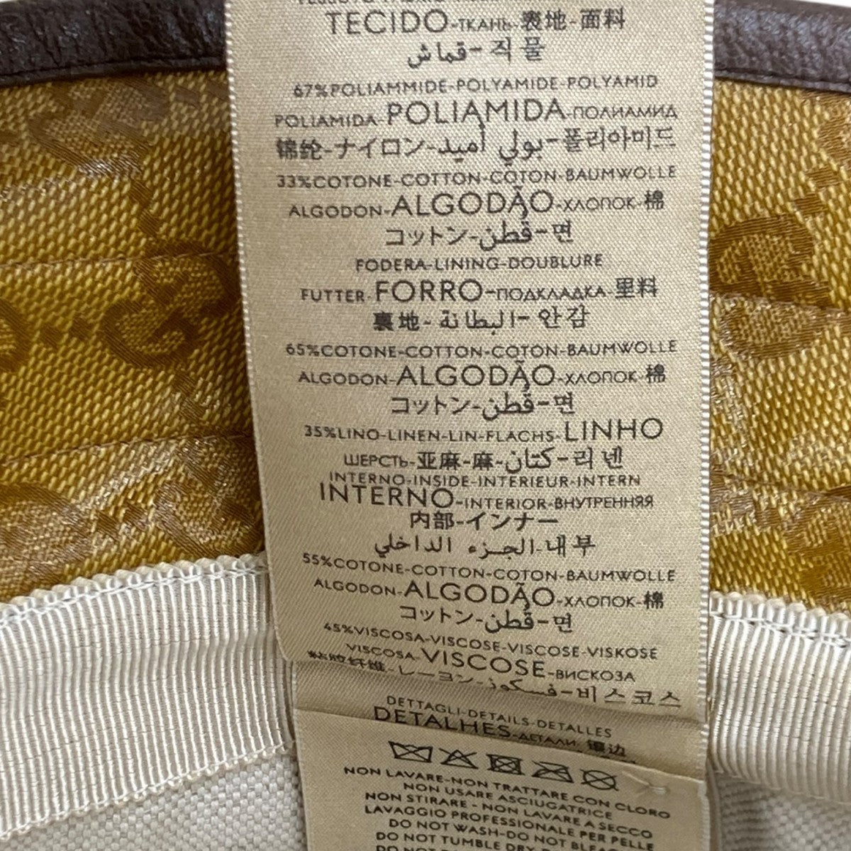 GGクリスタルバケットハット696484 4HAP2