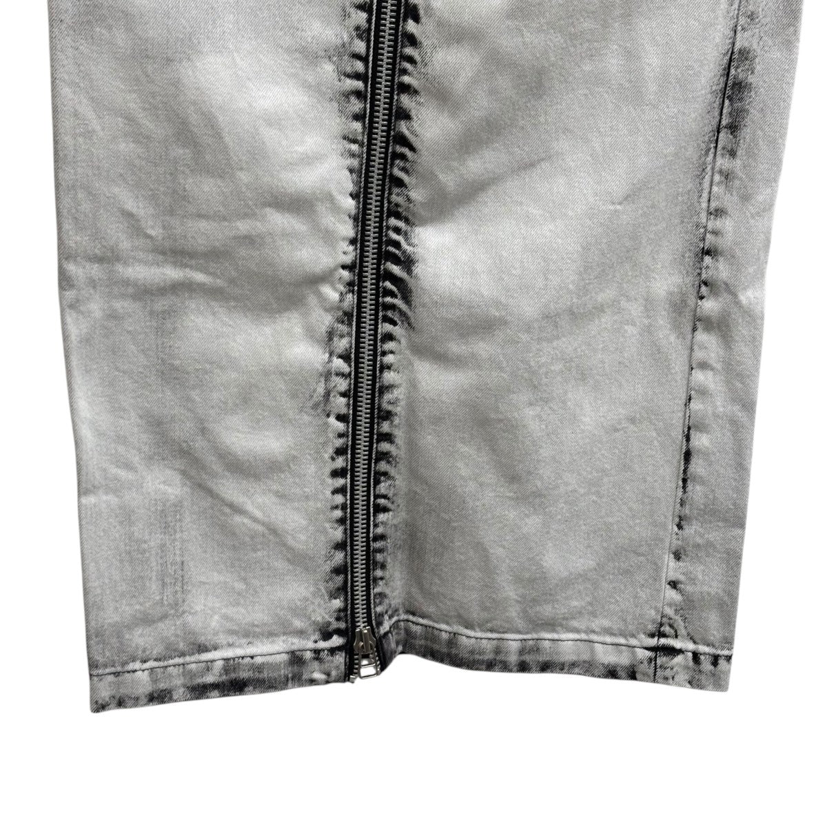 JOHN LAWRENCE SULLIVAN 24SSBleached denim zipped long skirtデニムスカート2C023-0624-31 古着・中古-5枚目のアイテム画像