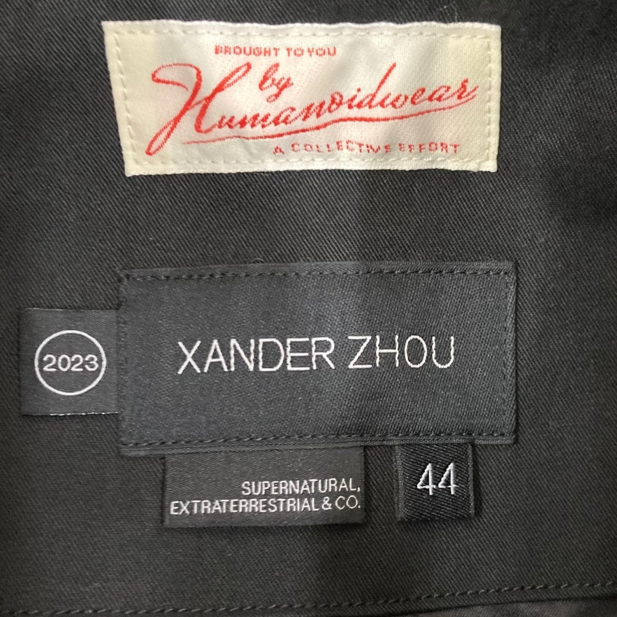 XANDER ZHOU ジップジャケットAW23C05-1 古着・中古-6枚目のアイテム画像