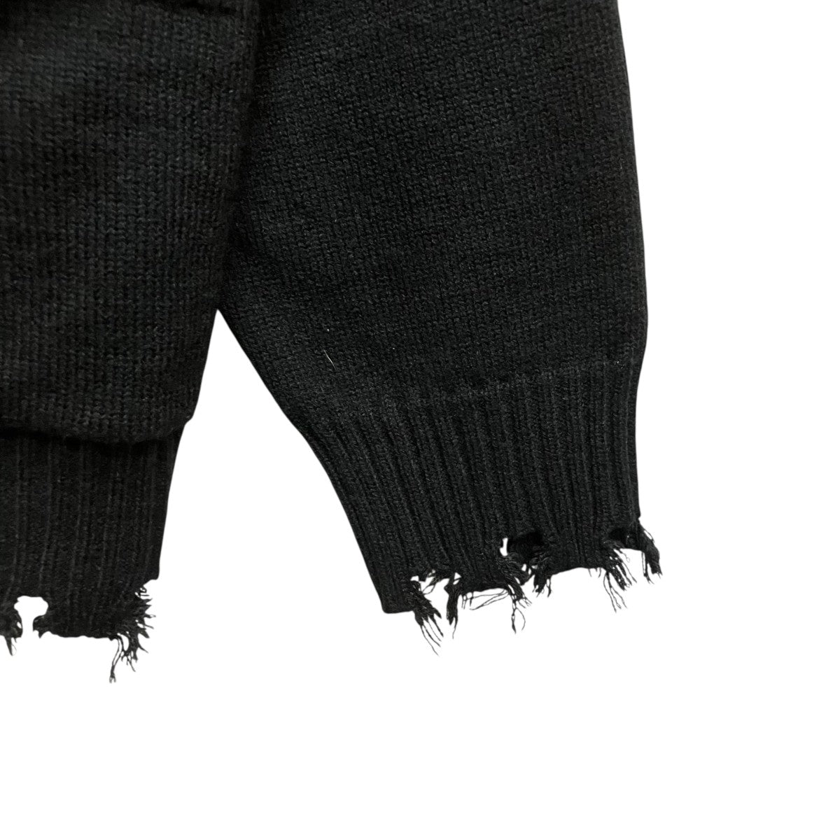7G BULKY WOOL DAMAGE V-NECK CARDIGANカーディガンUM-K39-613