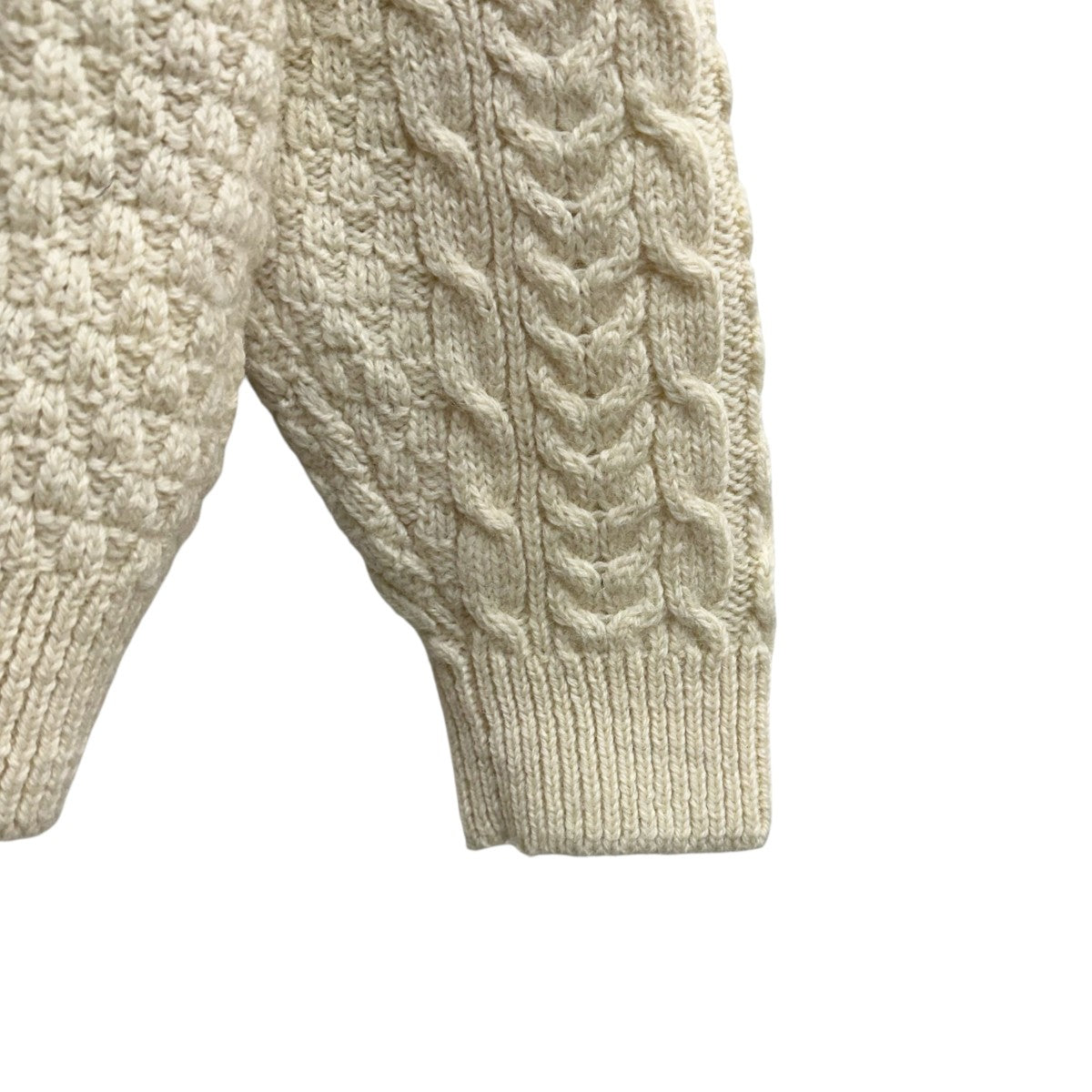 Wool Fisherman Cardiganニットカーディガン25-080-122-0014-3-0