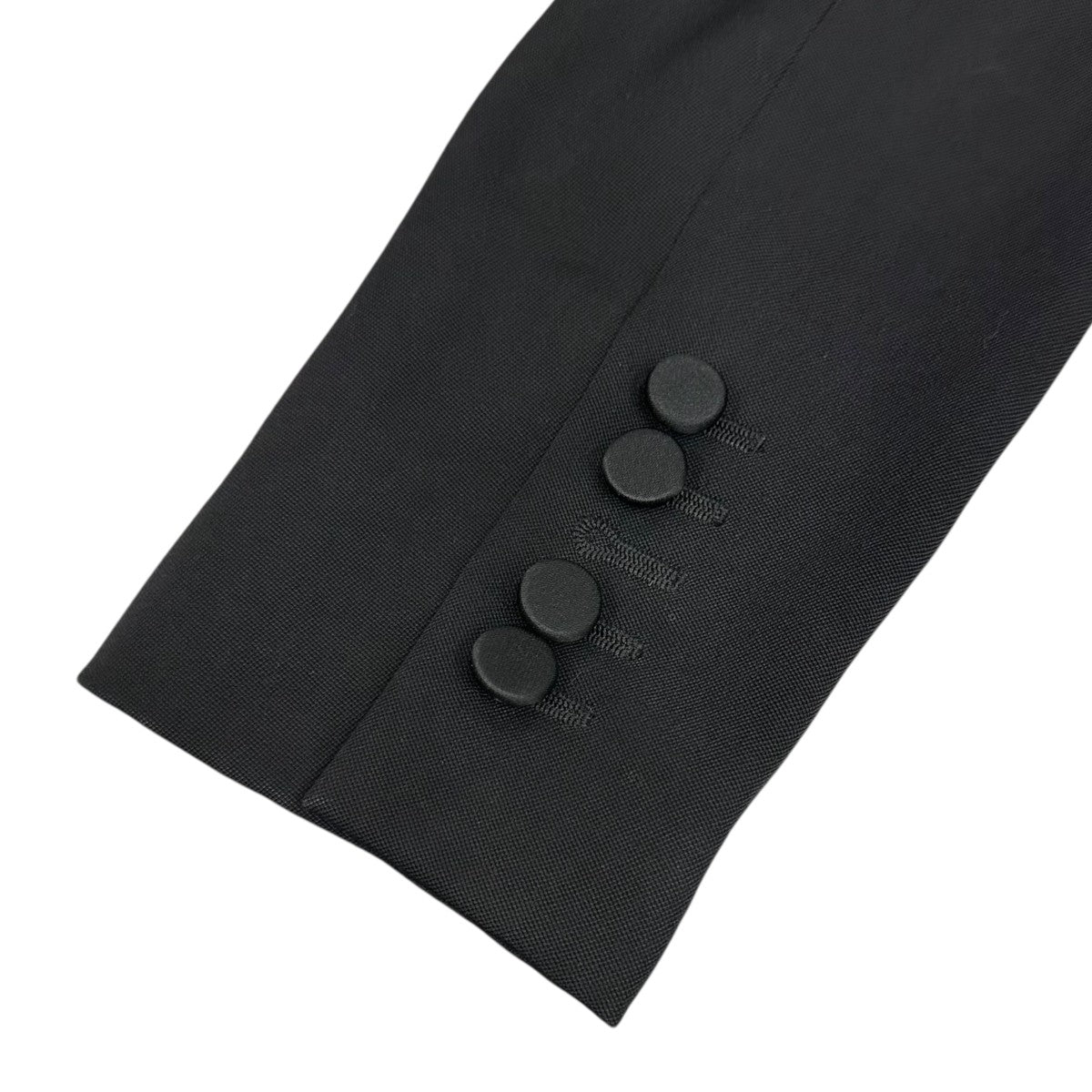 Saint Laurent Paris エディ期 ラペル切替スモーキングテーラードジャケット 334231 Y0808 古着・中古-3枚目のアイテム画像