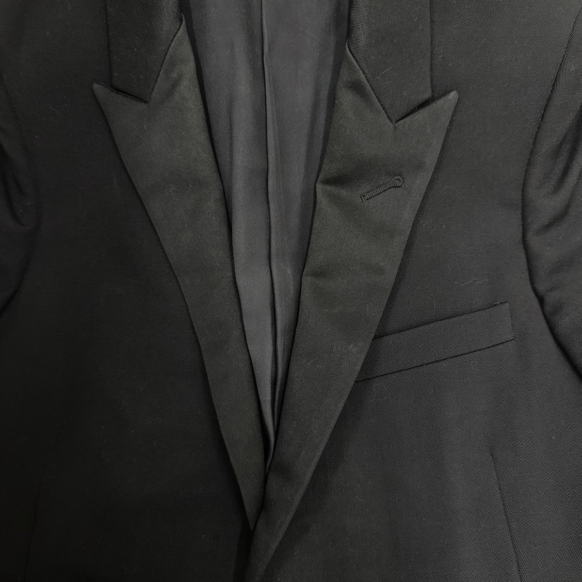 Saint Laurent Paris エディ期 ラペル切替スモーキングテーラードジャケット 334231 Y0808 古着・中古-6枚目のアイテム画像