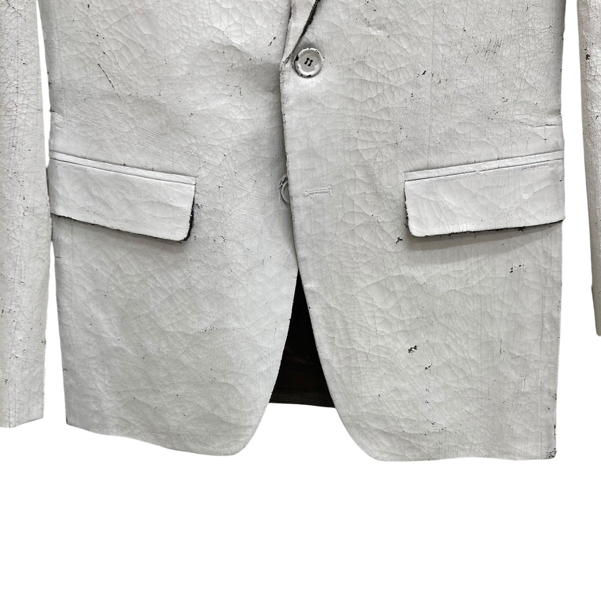 MM6 Maison Margiela 25SSクラックペイント ジャケットテーラードジャケットSH2BN0010 古着・中古-4枚目のアイテム画像