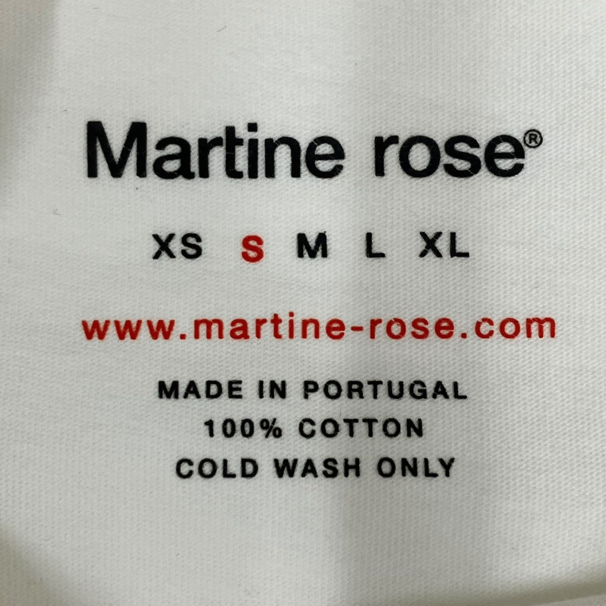 Martine rose 23SS半袖Tシャツ 古着・中古-6枚目のアイテム画像
