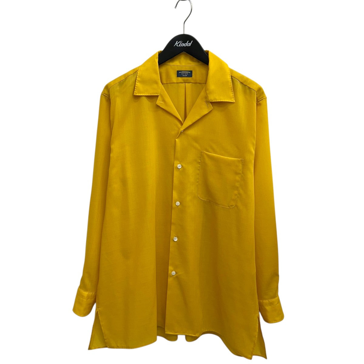 MAATEE＆SONS×MUSTER 25SSMusterWerk別注 Ex．HWOOL OPEN COLLAR SHIRTSオープンカラーシャツMTMU5103-0609A 古着・中古-1枚目のアイテム画像