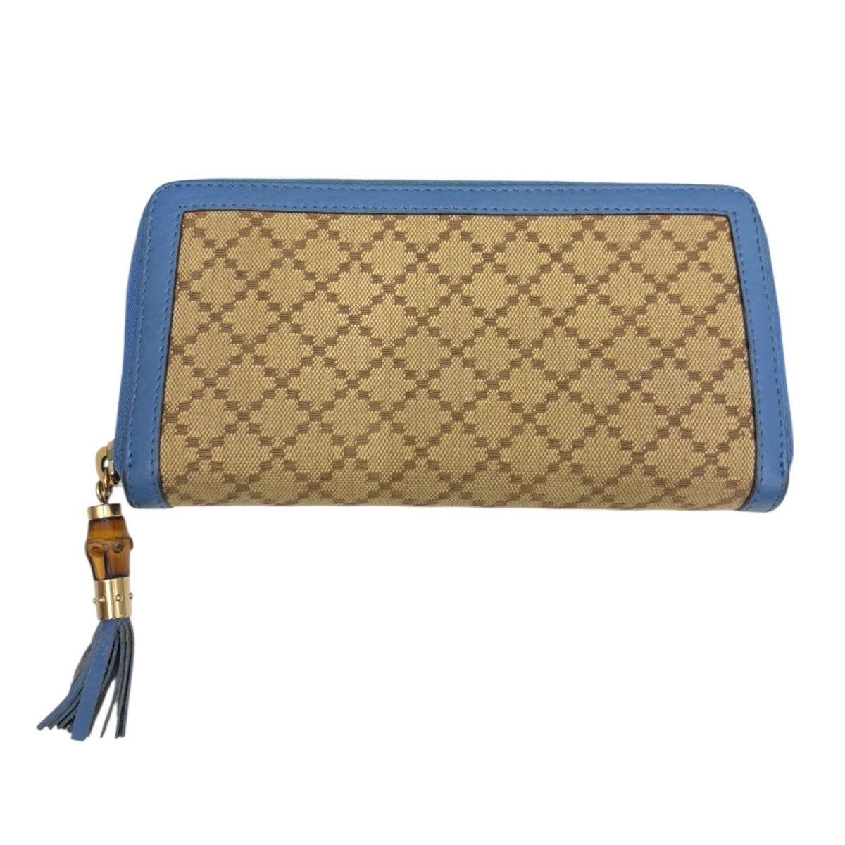 kk（感謝） GUCCI(グッチ) 長財布224253 224253 0416 ベージュ×スカイブルー