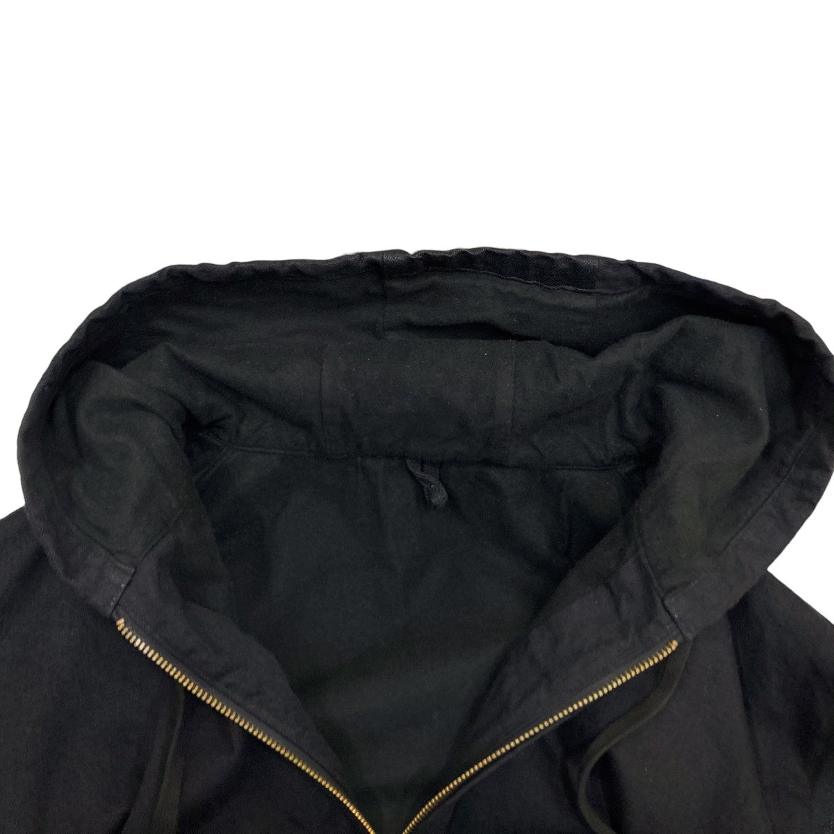 COMOLI 25AW ブラックデニムジップジャケット C03-01003 古着・中古-4枚目のアイテム画像