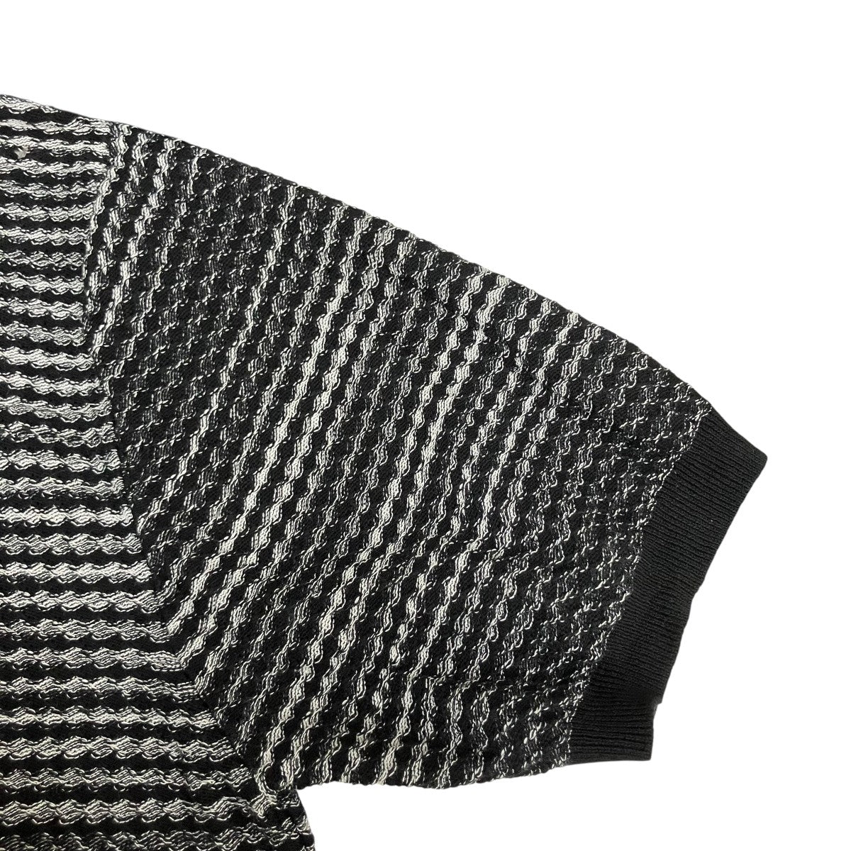 MARKA 25SSSKIPPER KNIT ORGANIC COTTON TWIST YARN半袖ニットポロシャツM2506SW01B 古着・中古-4枚目のアイテム画像