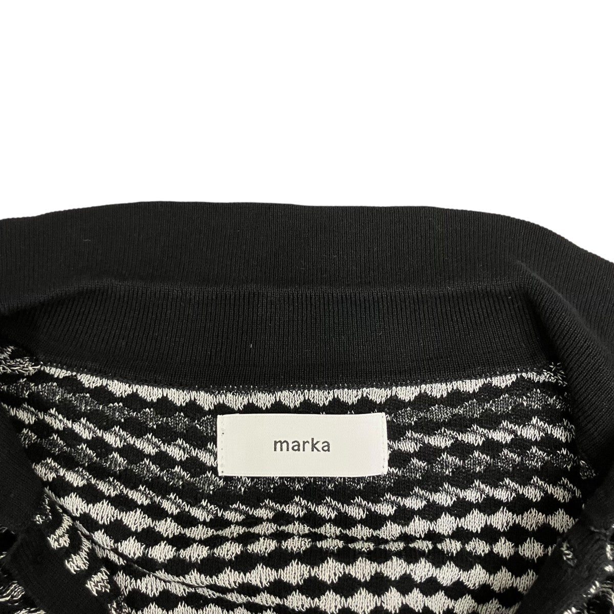 MARKA 25SSSKIPPER KNIT ORGANIC COTTON TWIST YARN半袖ニットポロシャツM2506SW01B 古着・中古-5枚目のアイテム画像