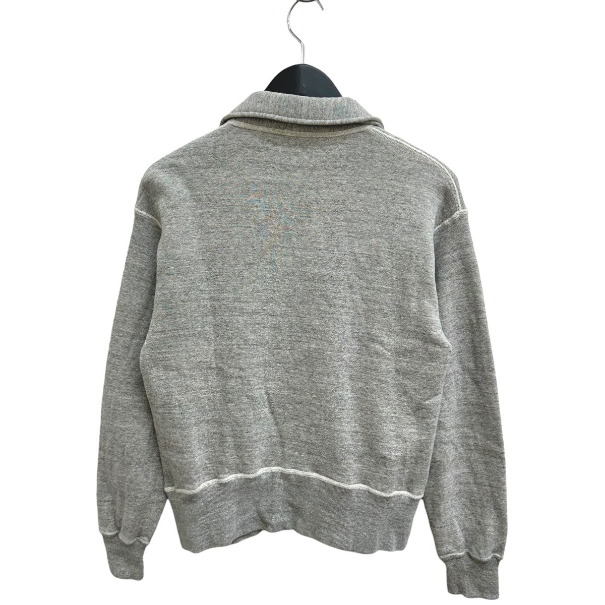 ハーフジップスウェット