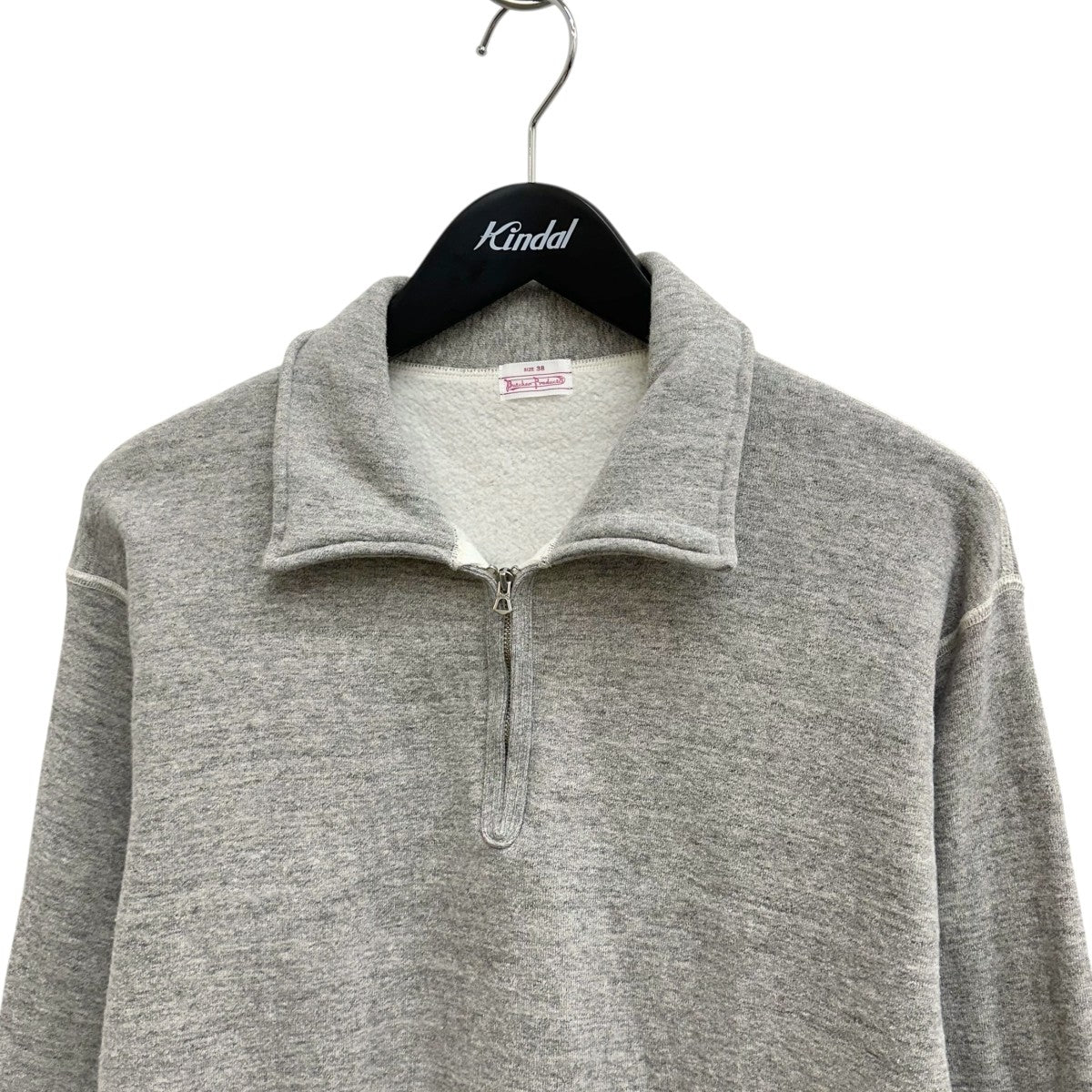 BUTCHER PRODUCTS(ブッチャープロダクツ) ハーフジップスウェット