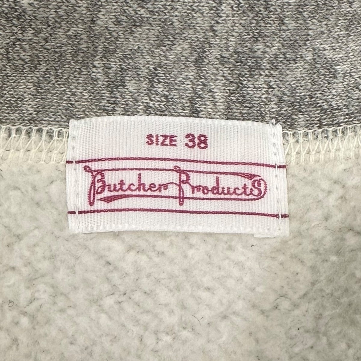 BUTCHER PRODUCTS(ブッチャープロダクツ) ハーフジップスウェット