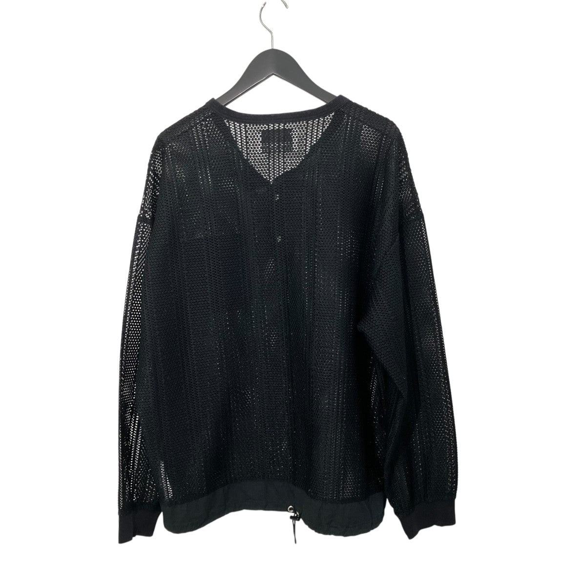VOAAOV Russell Lace HENRY NECK P OヘンリーネックプルオーバーメッシュカットソーVOTP-L93 古着・中古-2枚目のアイテム画像