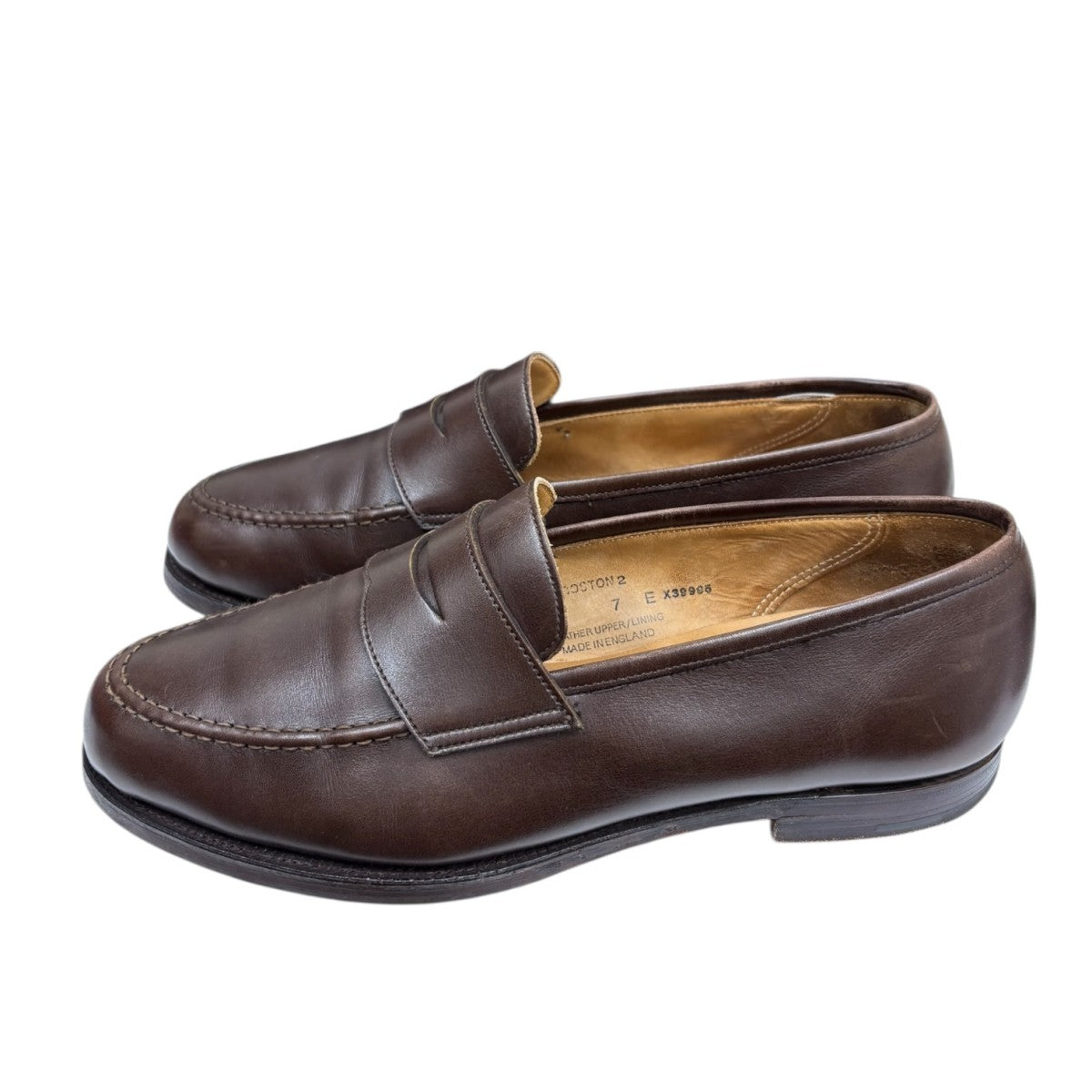 Crockett ＆ Jones BOSTON2ローファー6224+1175-01 古着・中古-3枚目のアイテム画像