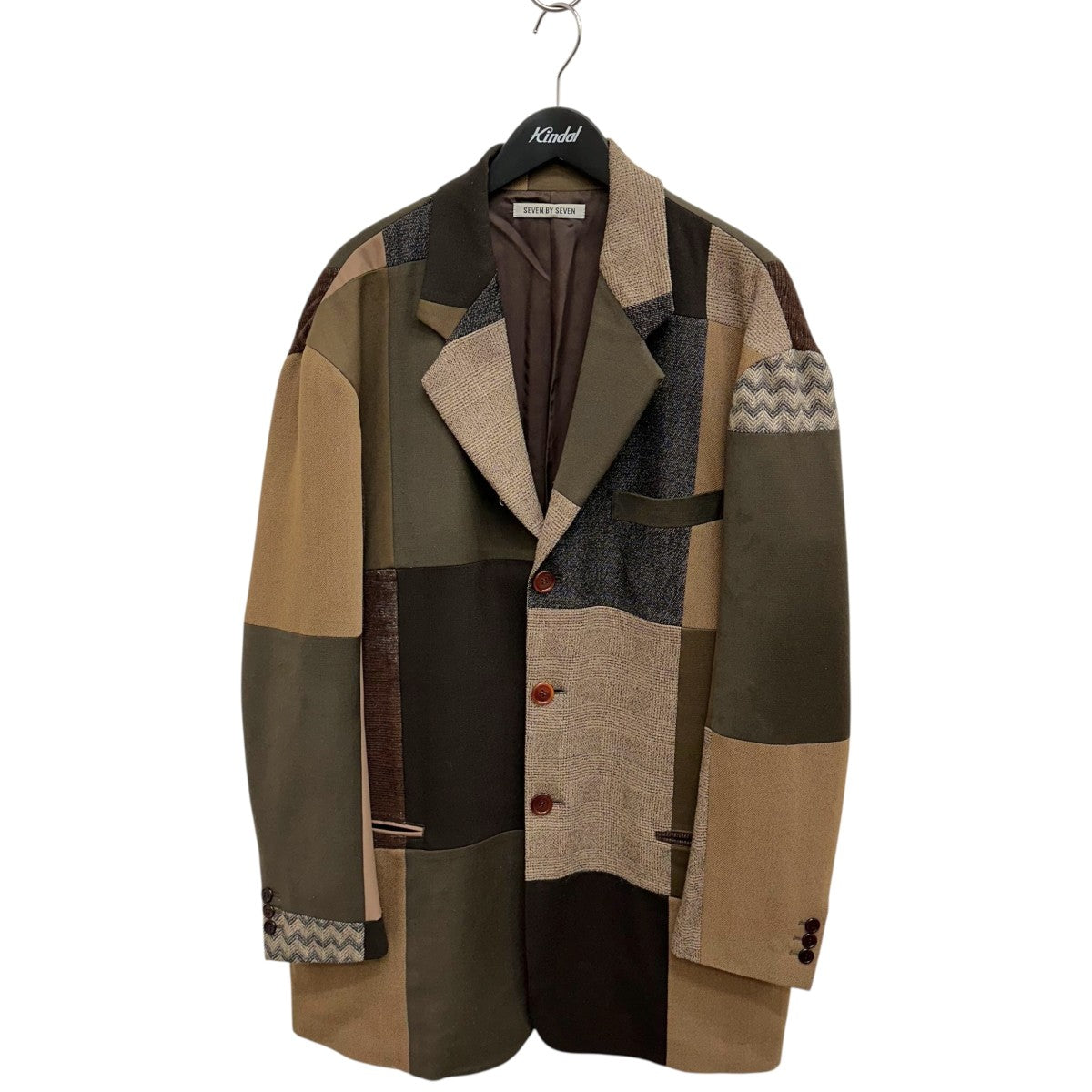 SEVEN BY SEVEN VINTAGE FABRIC PATCHWORK JACKETジャケット821002 古着・中古-1枚目のアイテム画像