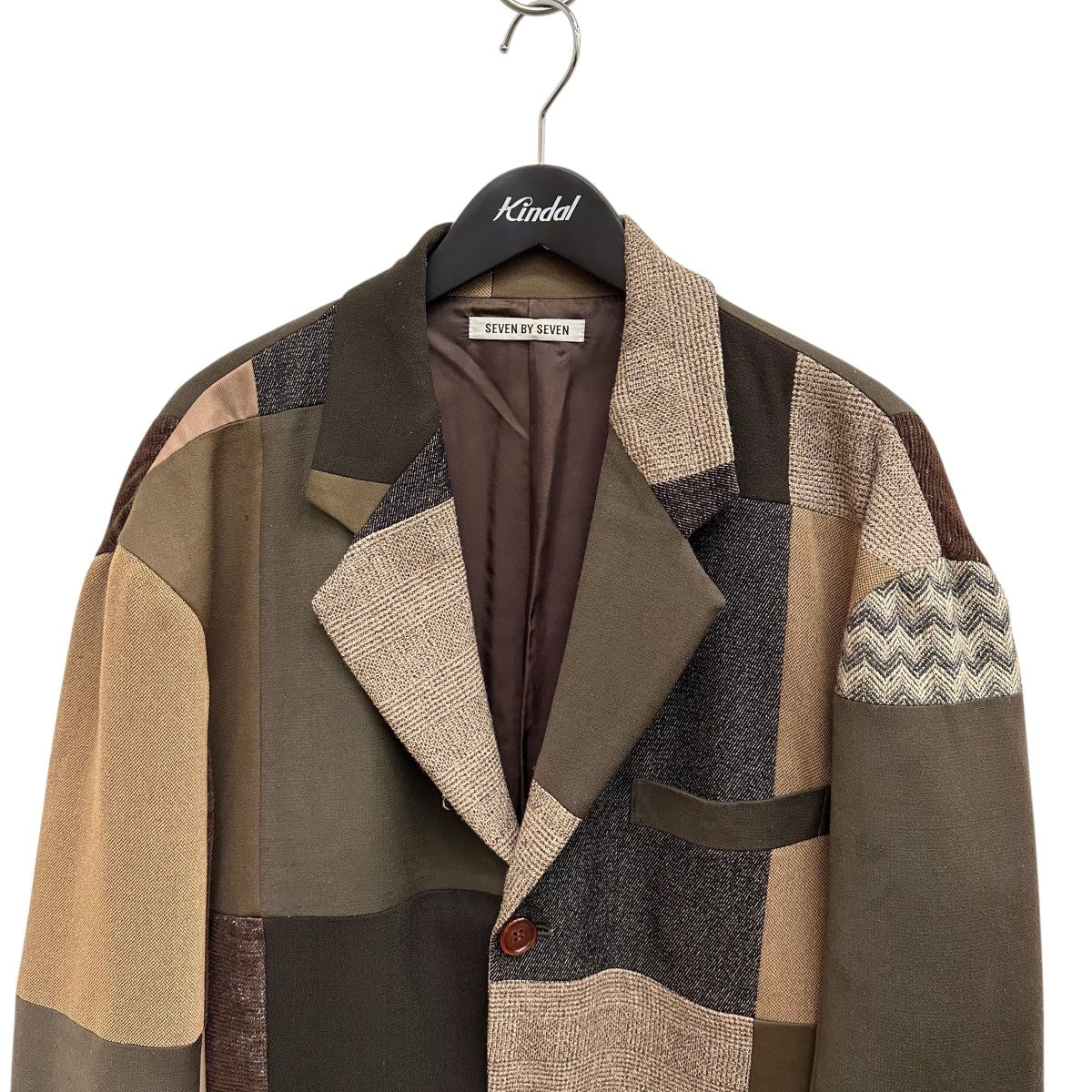 SEVEN BY SEVEN VINTAGE FABRIC PATCHWORK JACKETジャケット821002 古着・中古-3枚目のアイテム画像