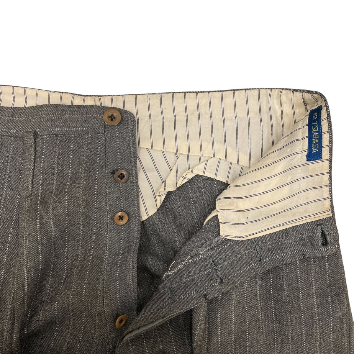 VINTAGE 40s~50s JAPAN VINTAGEストライプスラックス 古着・中古-8枚目のアイテム画像